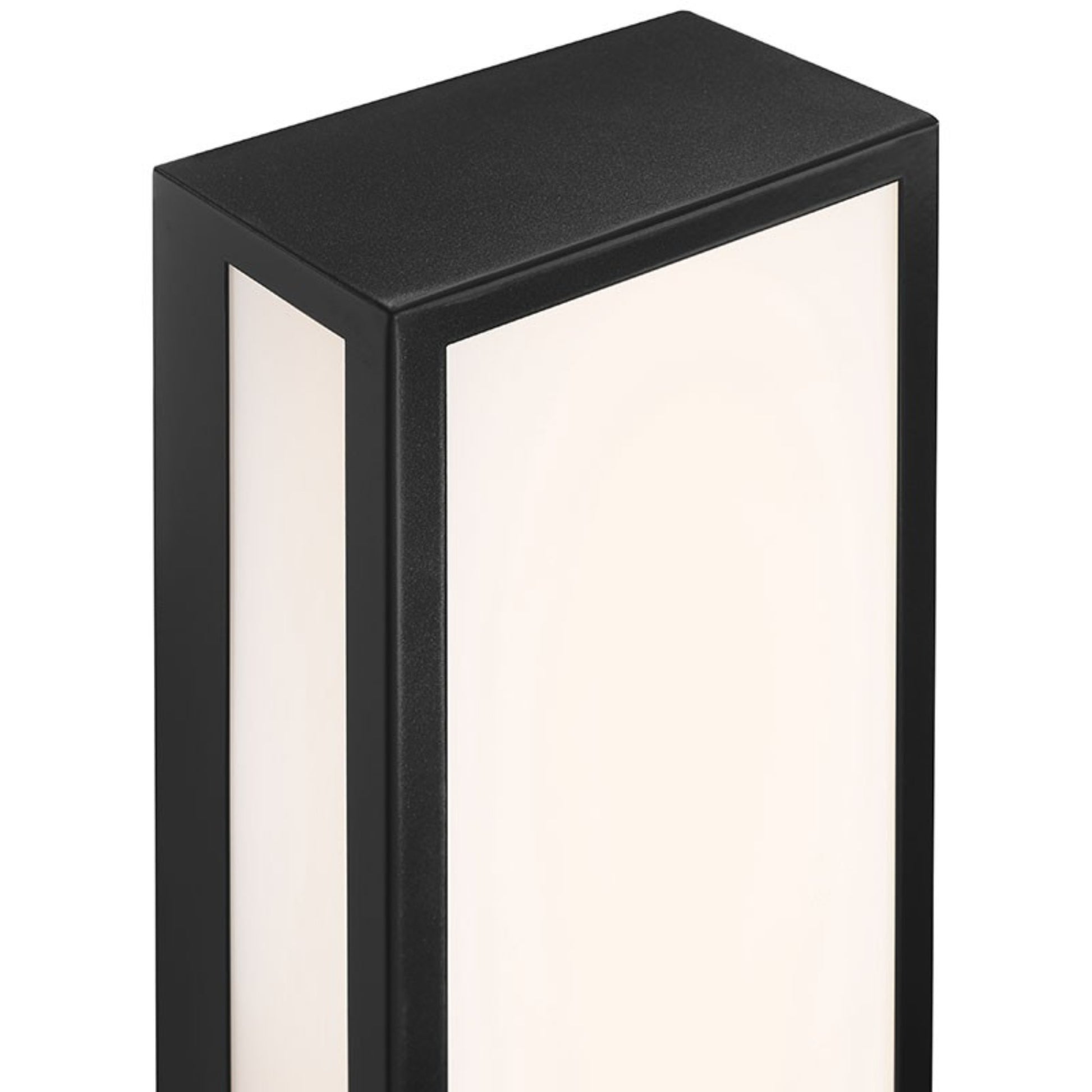 GEO Dual Voltage 18" LED Outdoor Wall Sconce, Black Finish - Bees Lighting