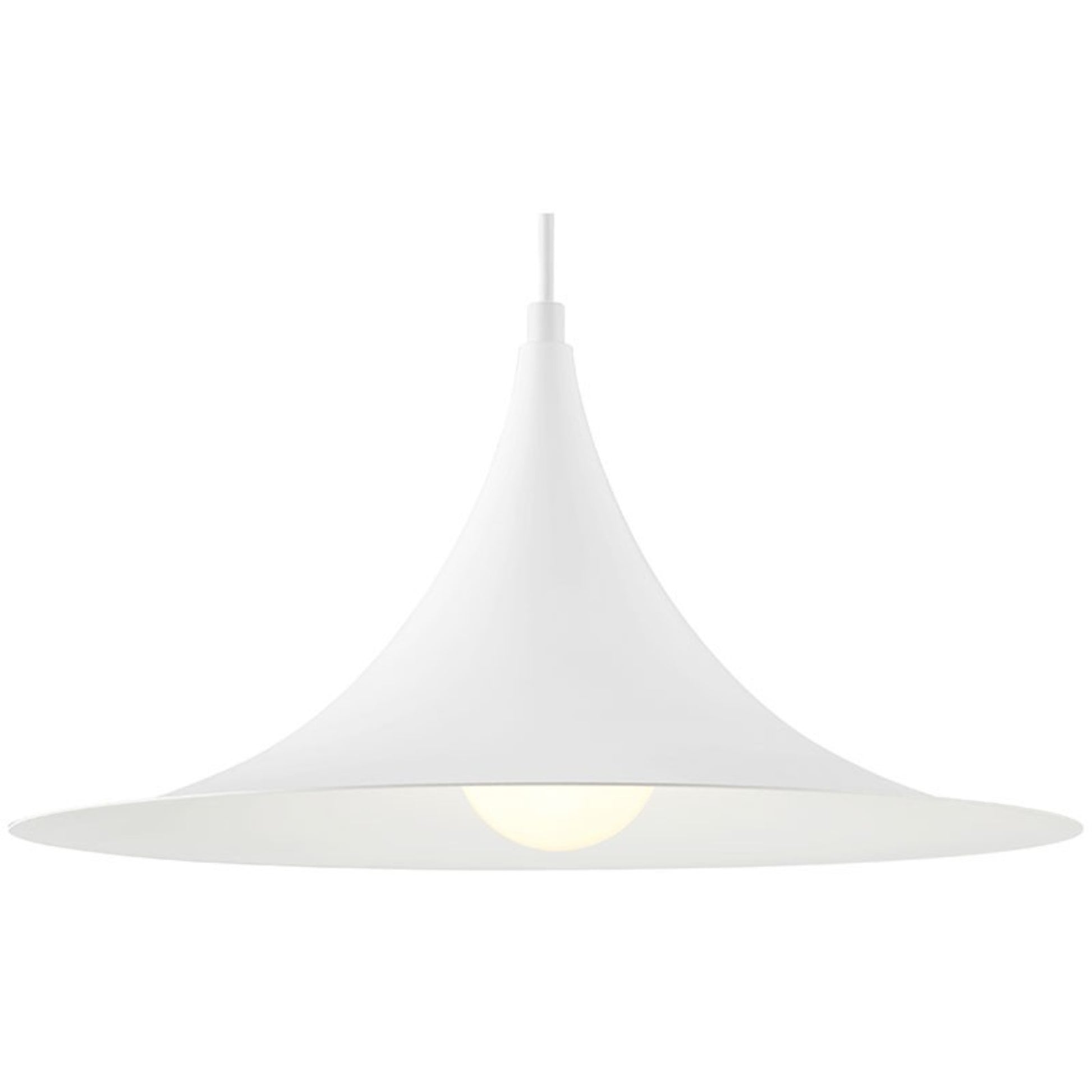 Costa 16" LED Pendant, Matte White Finish - Bees Lighting