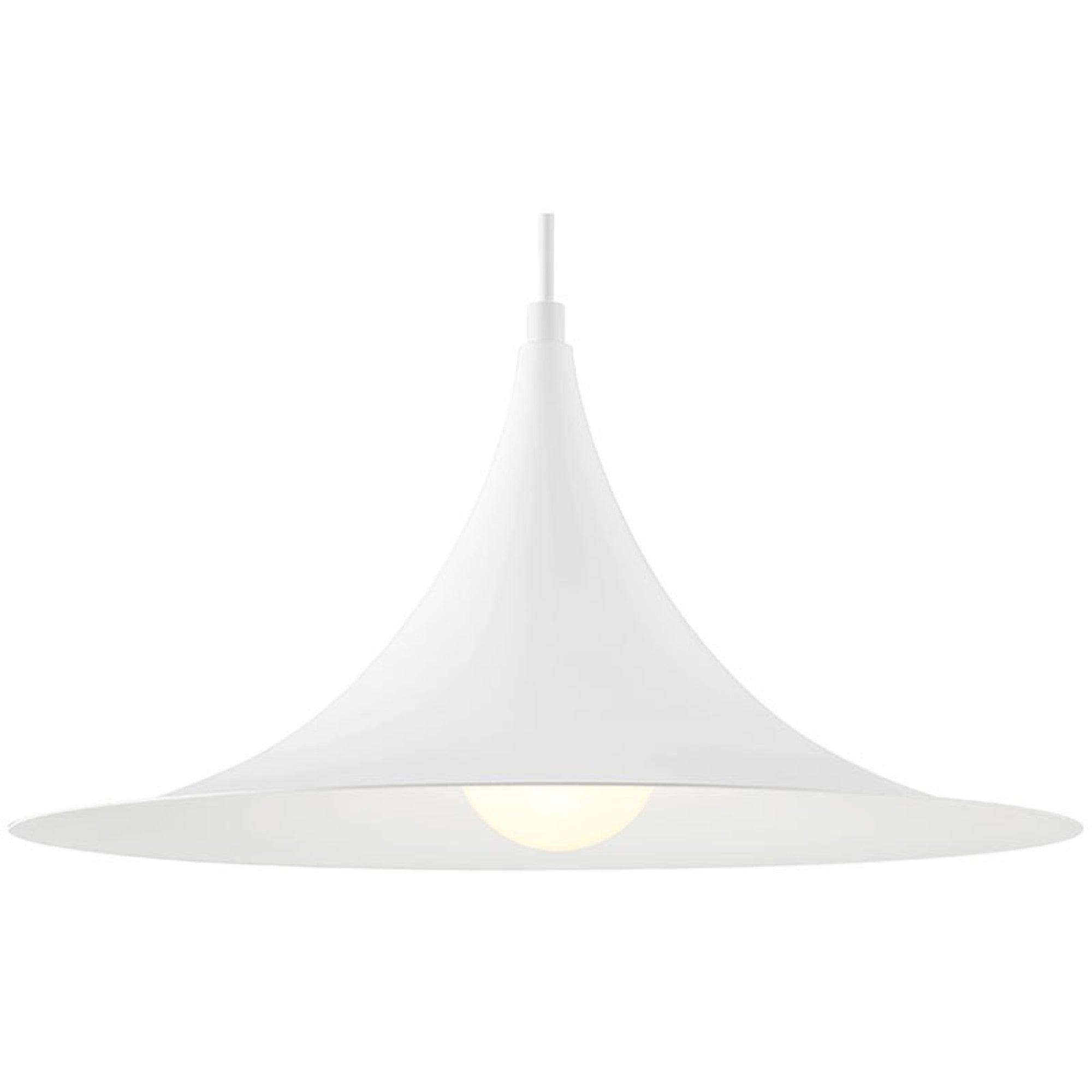 Costa 16" LED Pendant, Matte White Finish - Bees Lighting