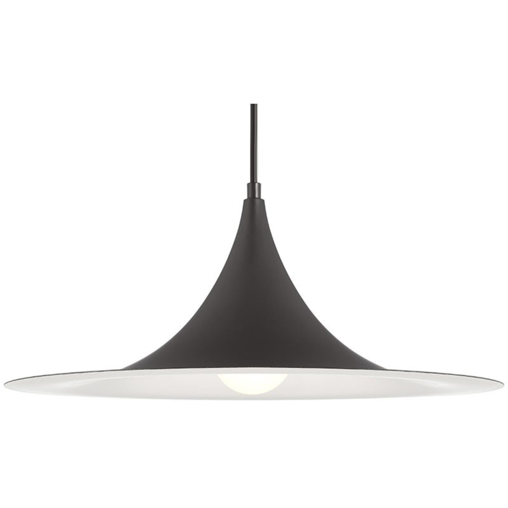 Costa 19" LED Pendant, Matte Black Finish - Bees Lighting