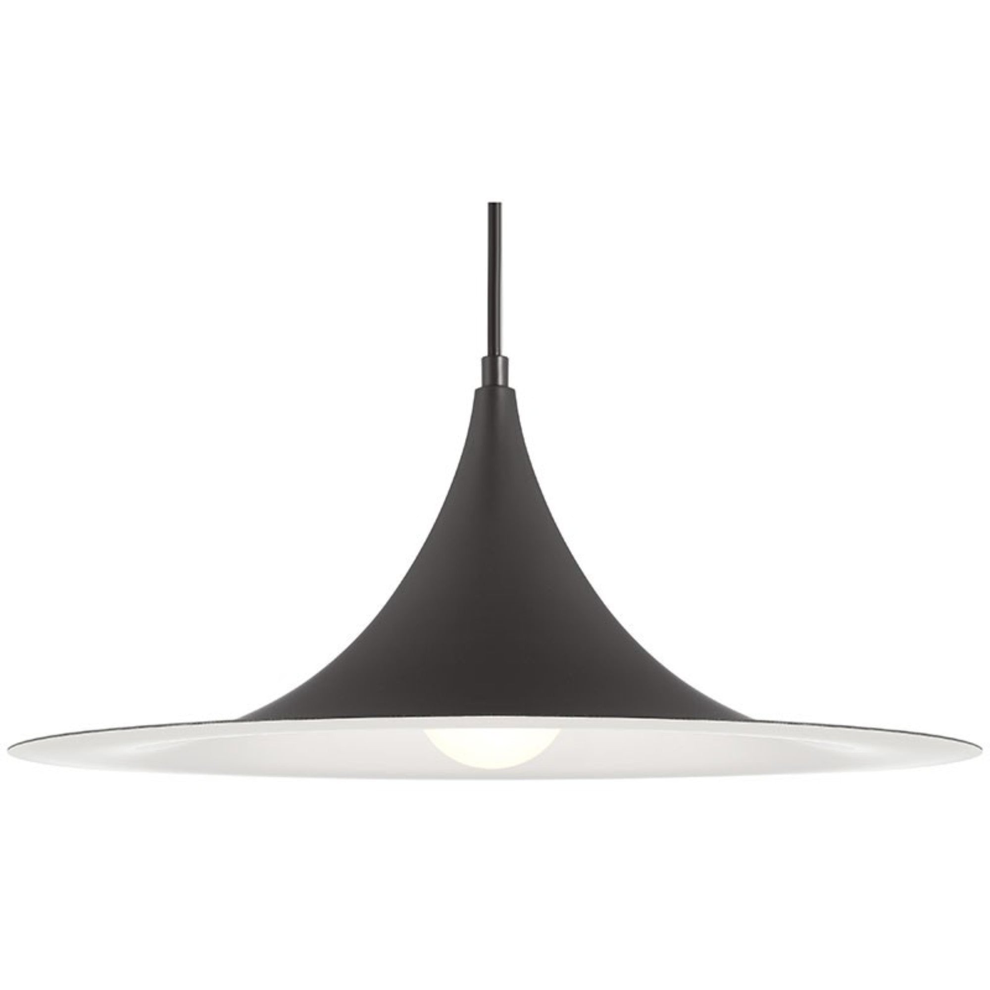 Costa 19" LED Pendant, Matte Black Finish - Bees Lighting
