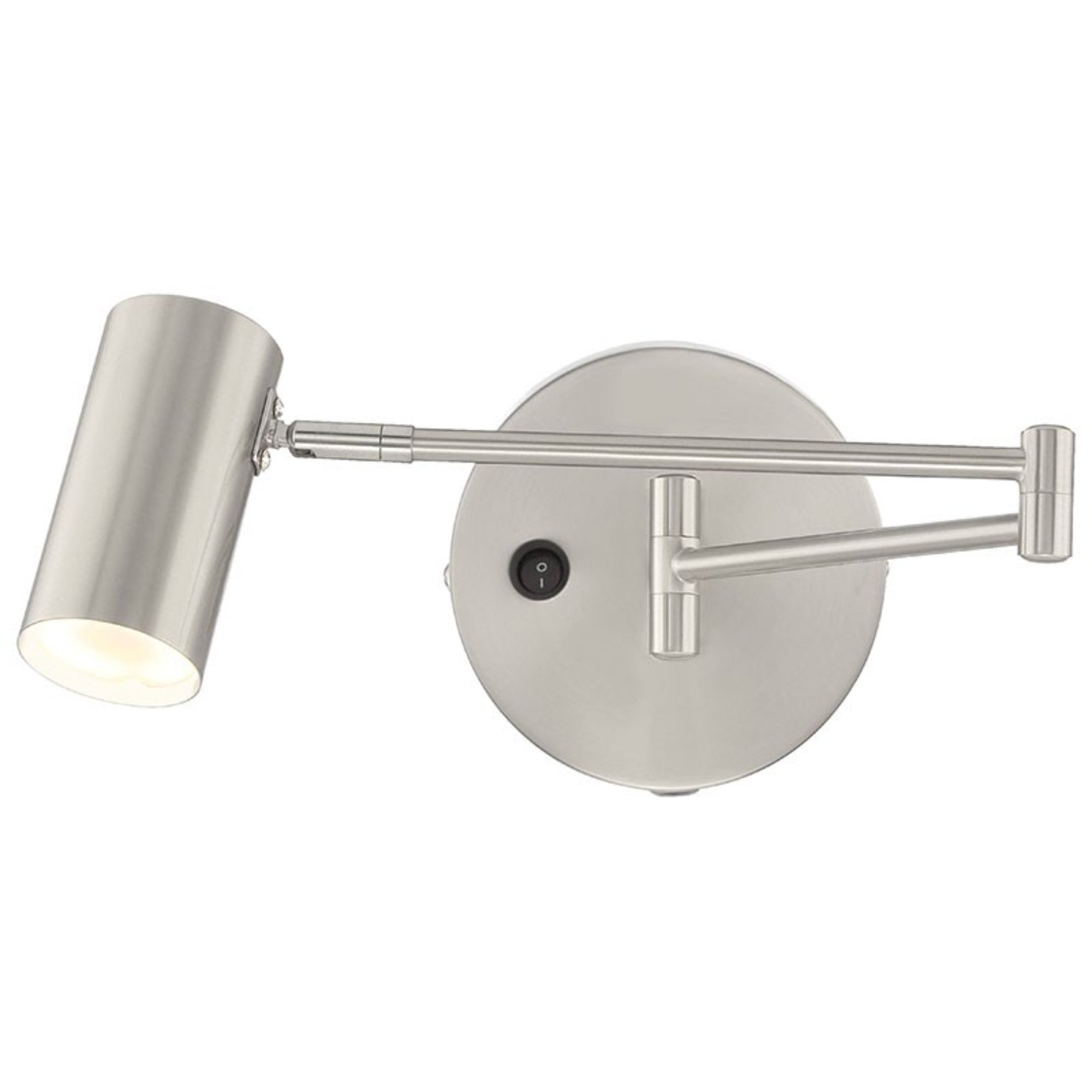 Austin 13" LED Reading Light, Brushed Steel Finish - Bees Lighting
