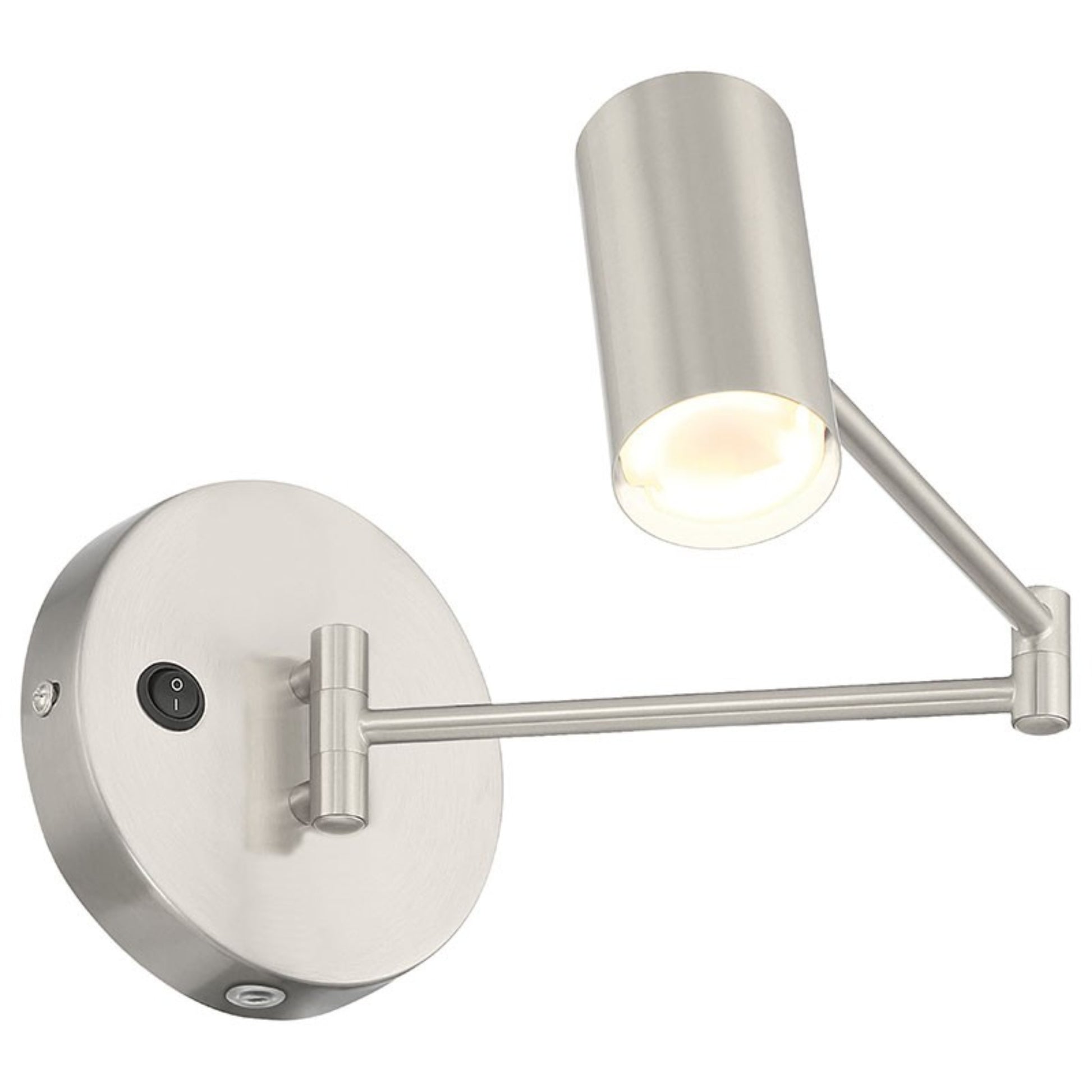 Austin 13" LED Reading Light, Brushed Steel Finish - Bees Lighting