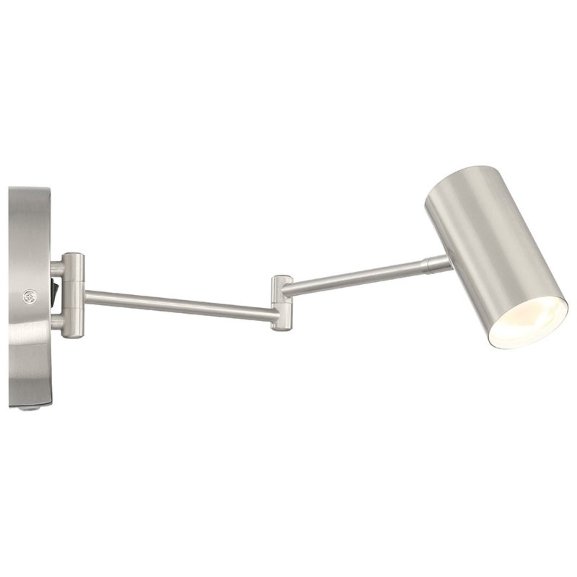 Austin 13" LED Reading Light, Brushed Steel Finish - Bees Lighting