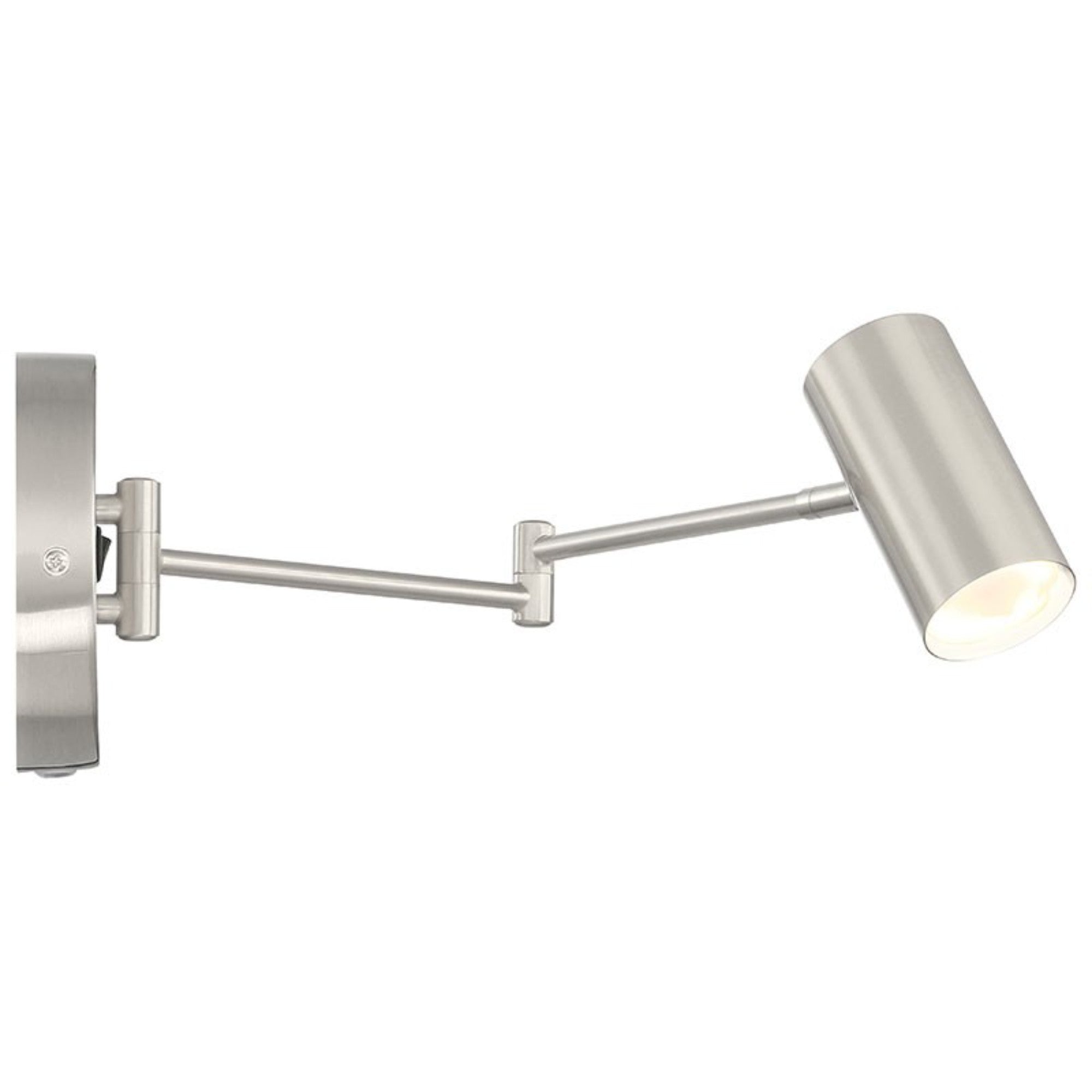 Austin 13" LED Reading Light, Brushed Steel Finish - Bees Lighting