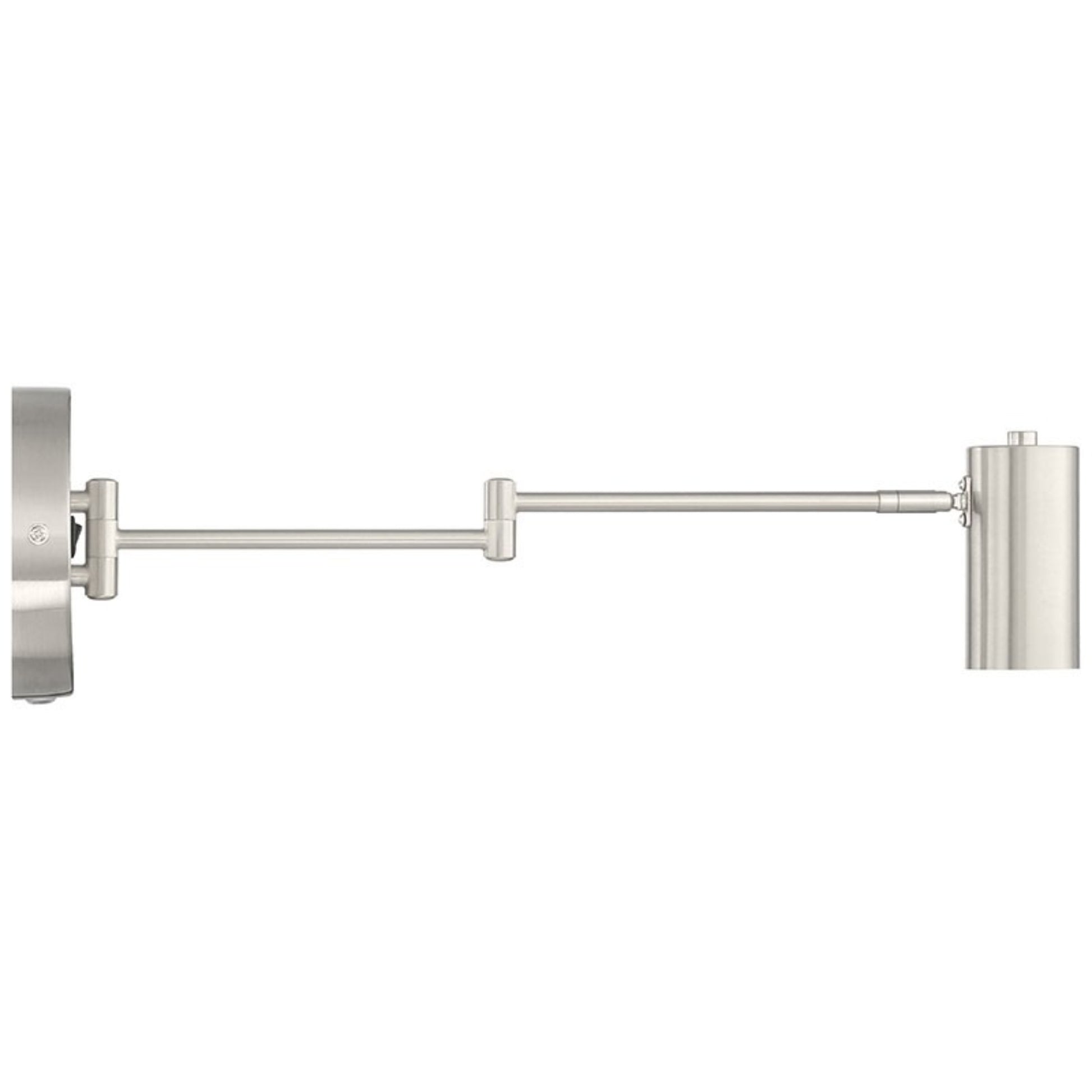 Austin 13" LED Reading Light, Brushed Steel Finish - Bees Lighting