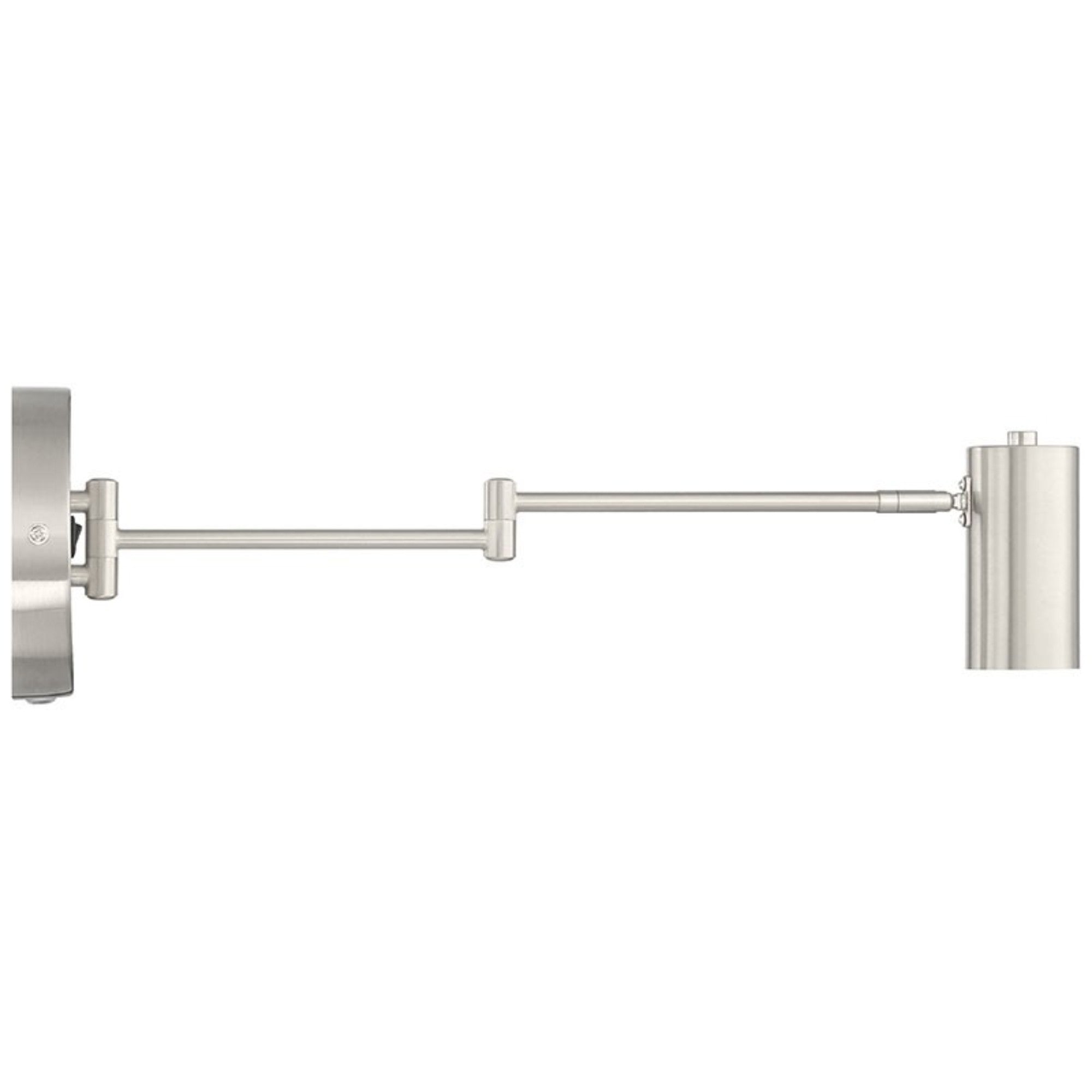 Austin 13" LED Reading Light, Brushed Steel Finish - Bees Lighting