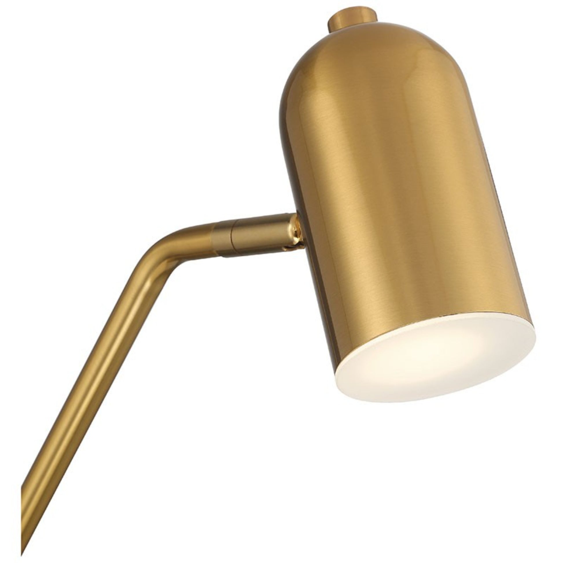 Lizbo 16" LED Reading Light, Antique Brushed Brass Finish - Bees Lighting