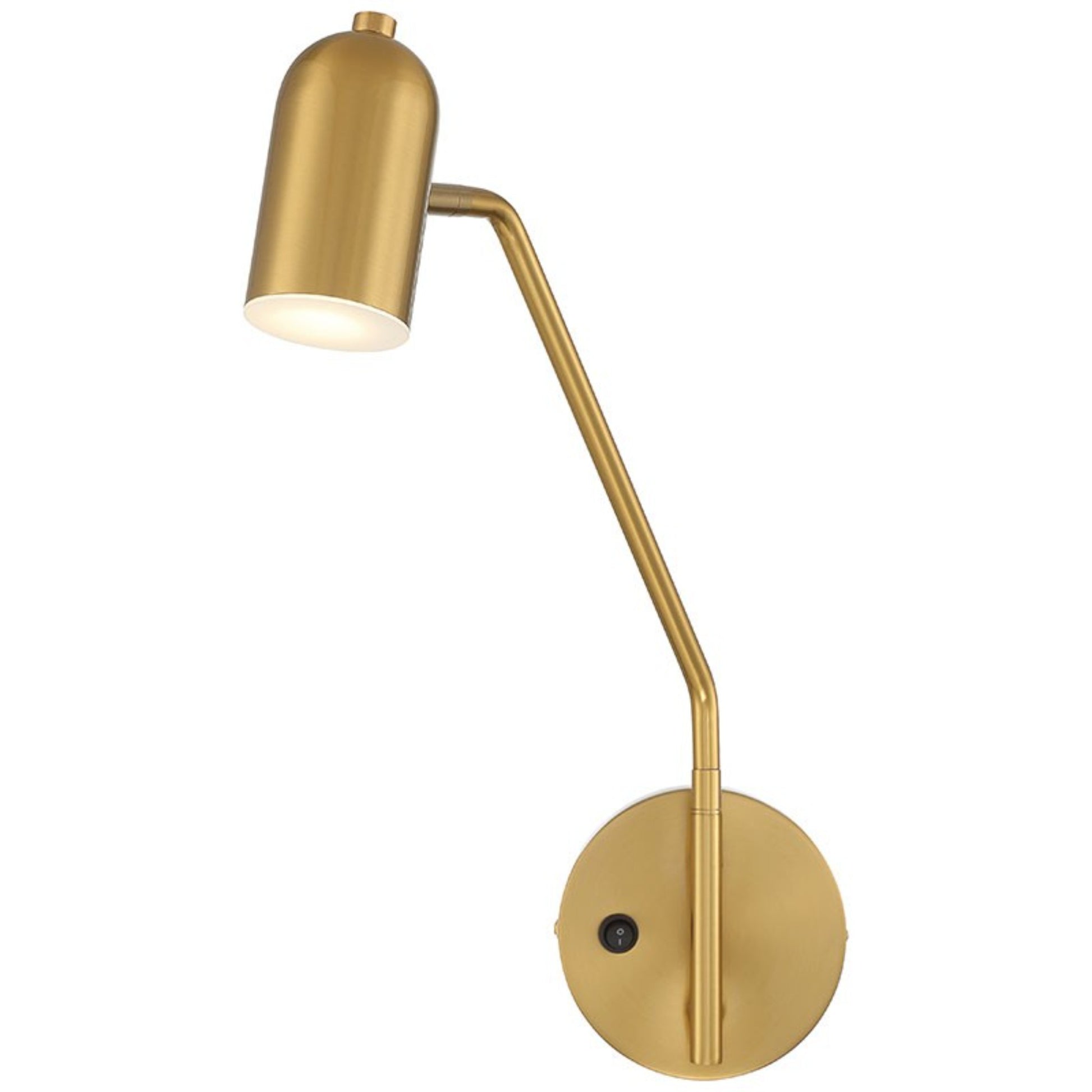 Lizbo 16" LED Reading Light, Antique Brushed Brass Finish - Bees Lighting