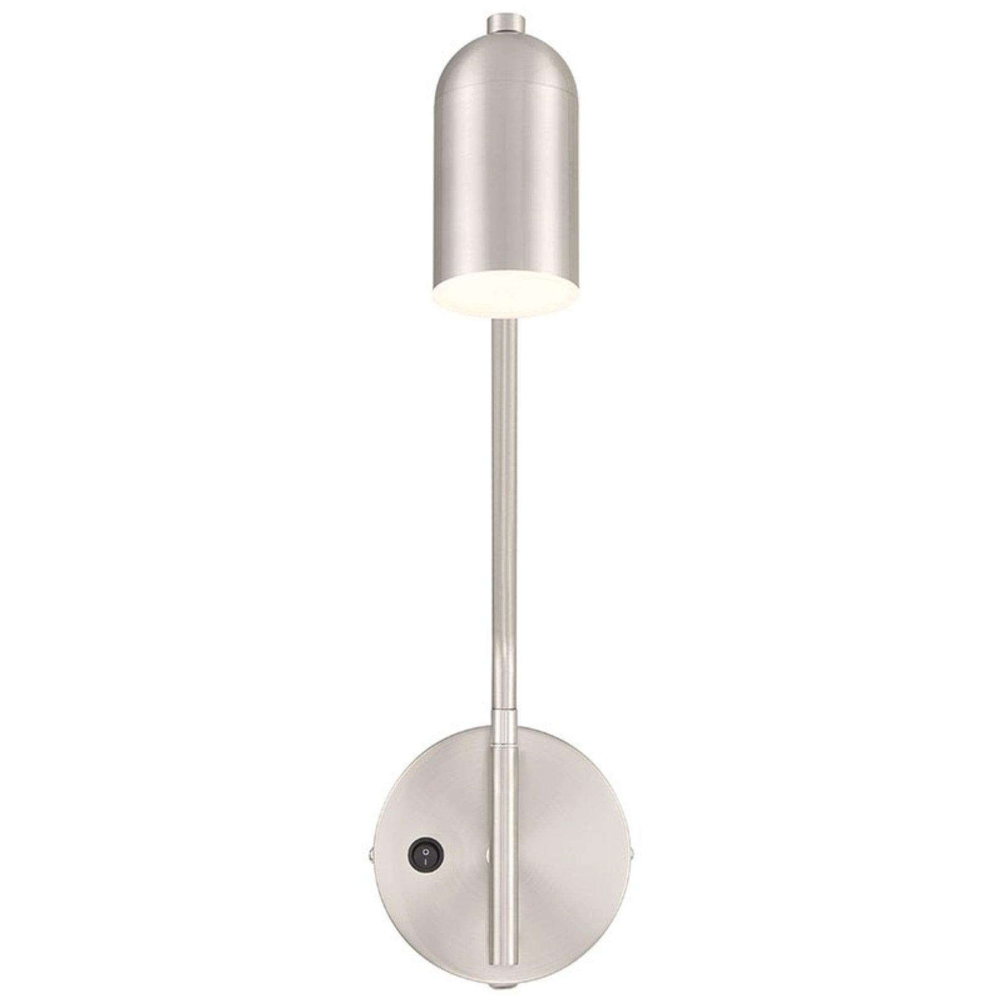 Lizbo 16" LED Reading Light, Brushed Steel Finish - Bees Lighting