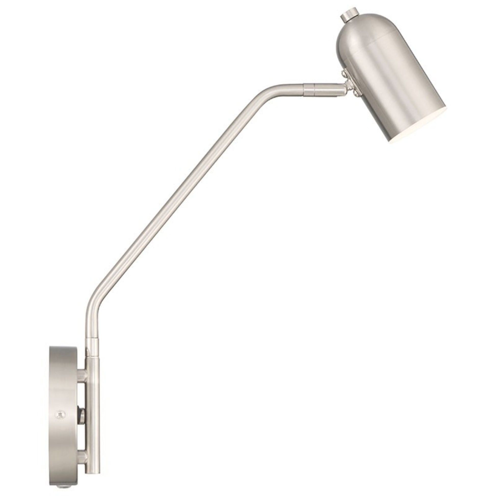 Lizbo 16" LED Reading Light, Brushed Steel Finish - Bees Lighting