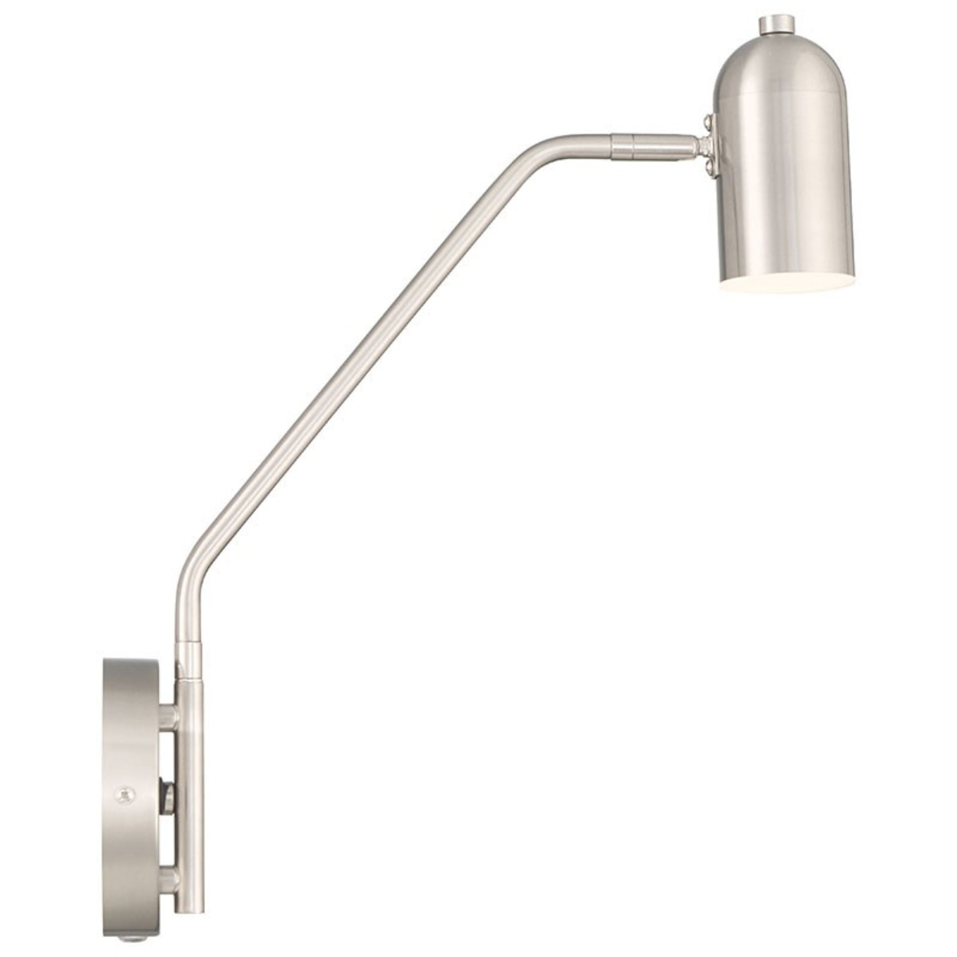 Lizbo 16" LED Reading Light, Brushed Steel Finish - Bees Lighting