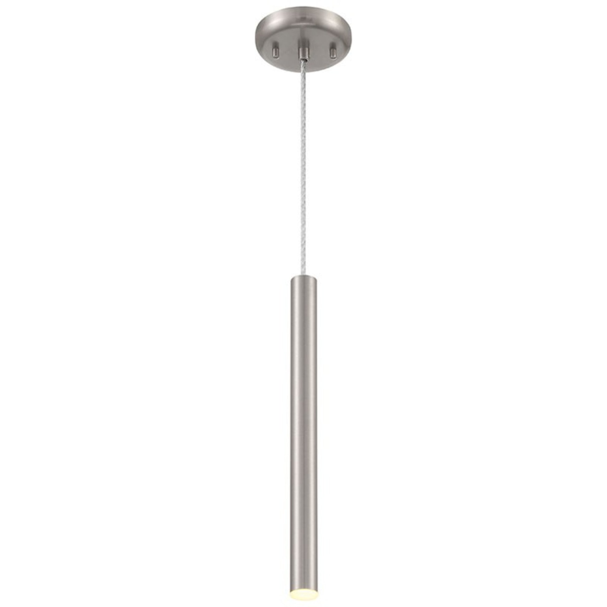 Pipeline 16" LED Pendant, Brushed Steel Finish - Bees Lighting