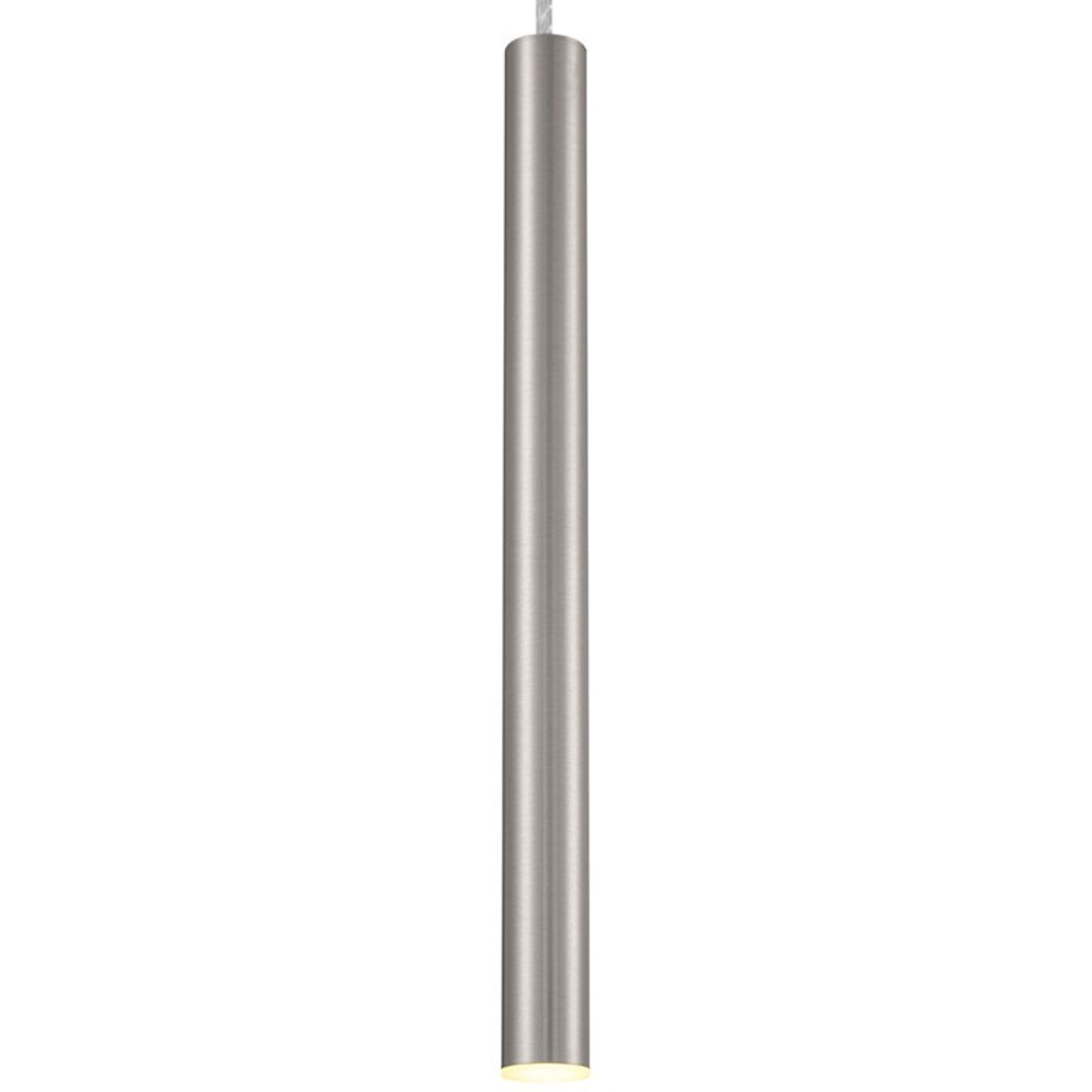 Pipeline 16" LED Pendant, Brushed Steel Finish - Bees Lighting