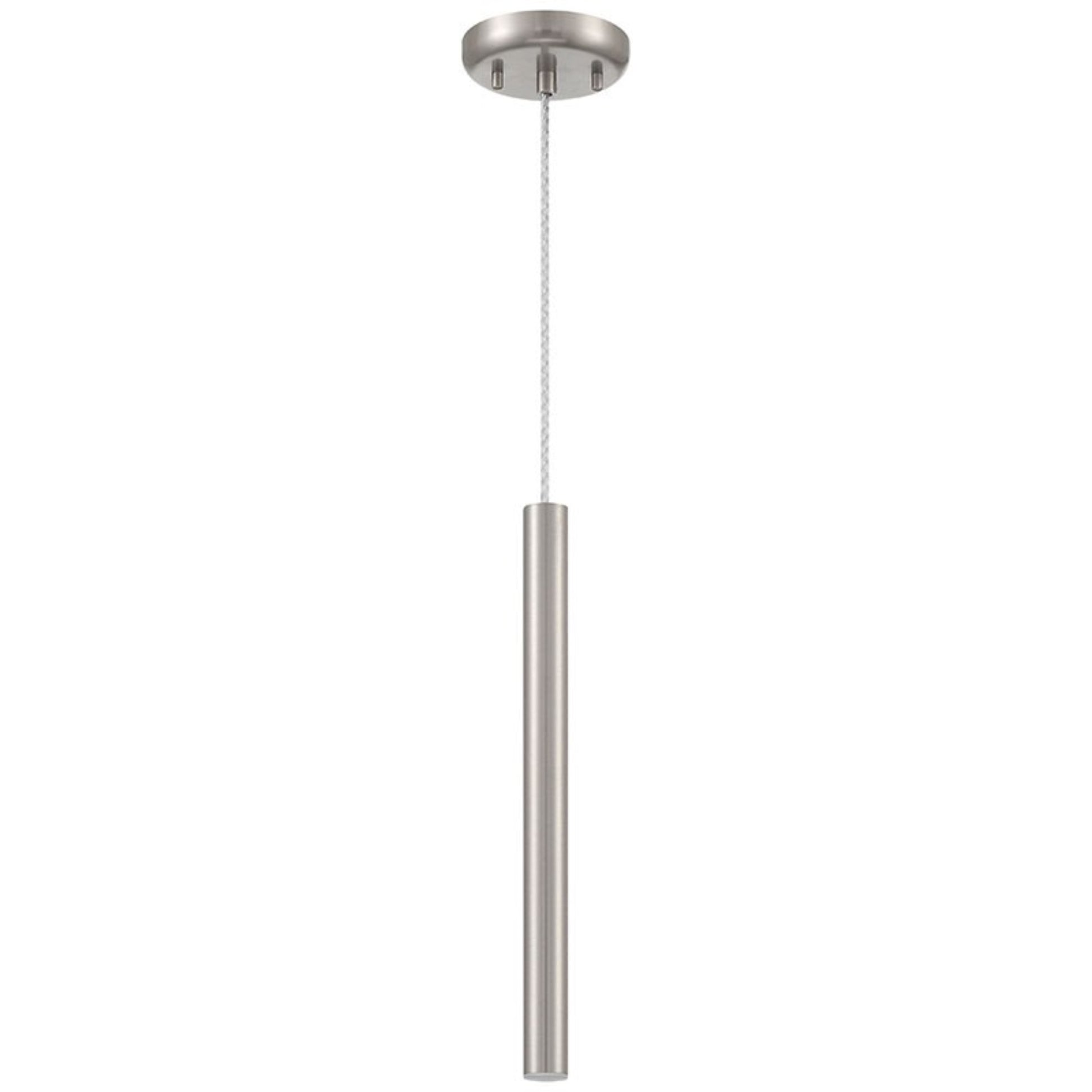Pipeline 16" LED Pendant, Brushed Steel Finish - Bees Lighting