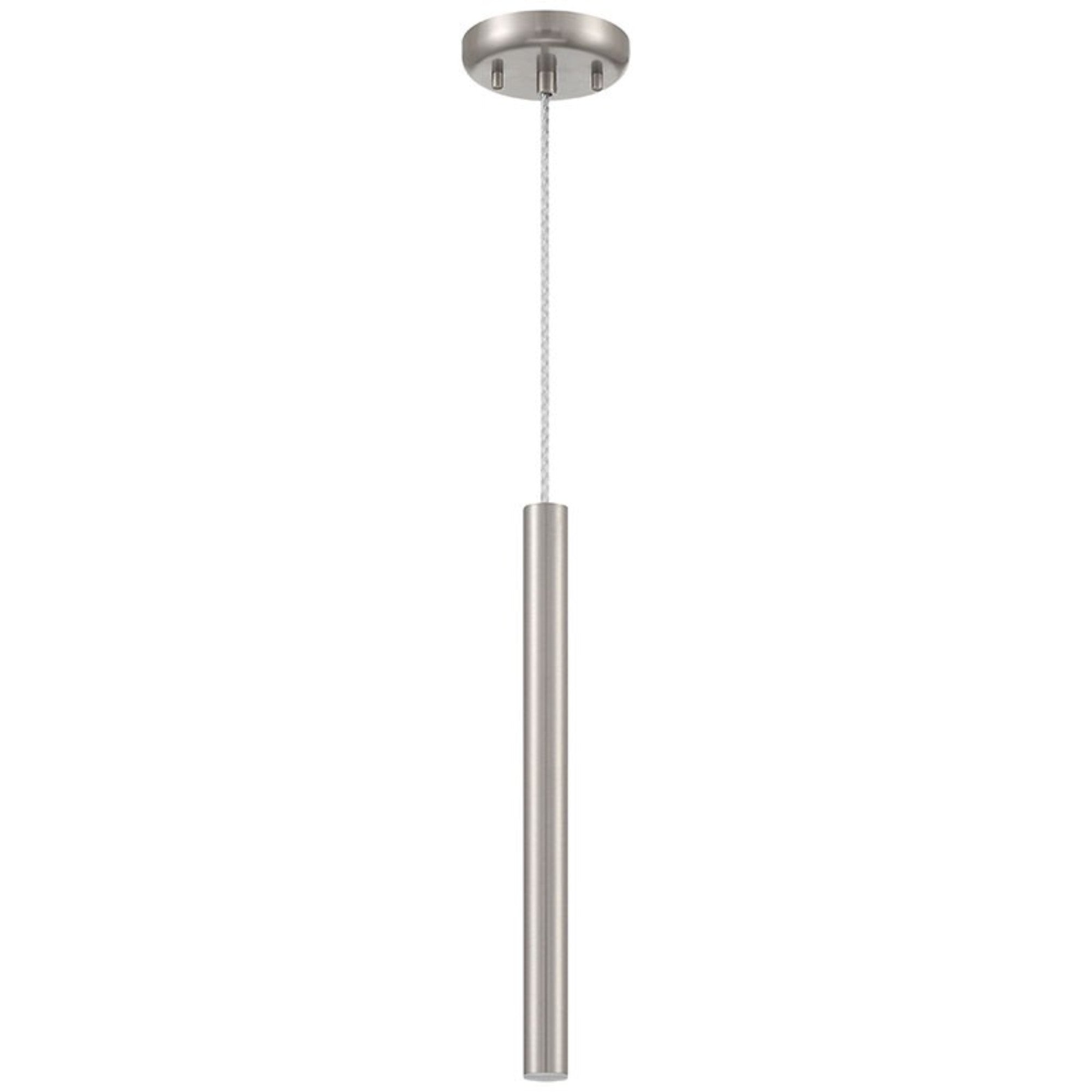 Pipeline 16" LED Pendant, Brushed Steel Finish - Bees Lighting
