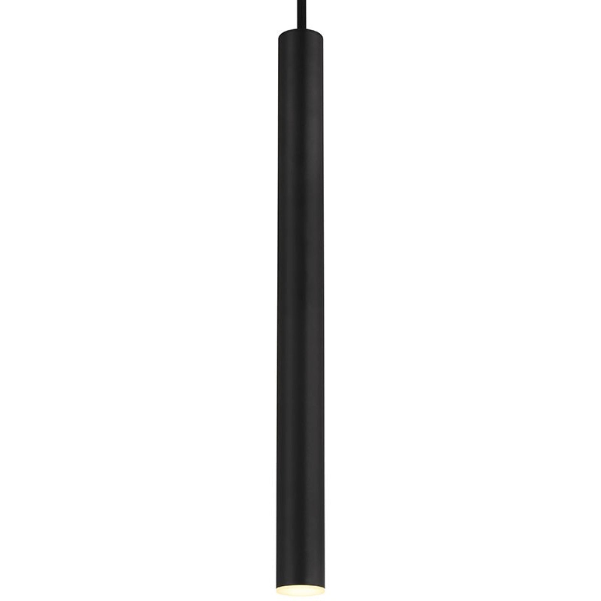 Pipeline 16" LED Pendant, Matte Black Finish - Bees Lighting