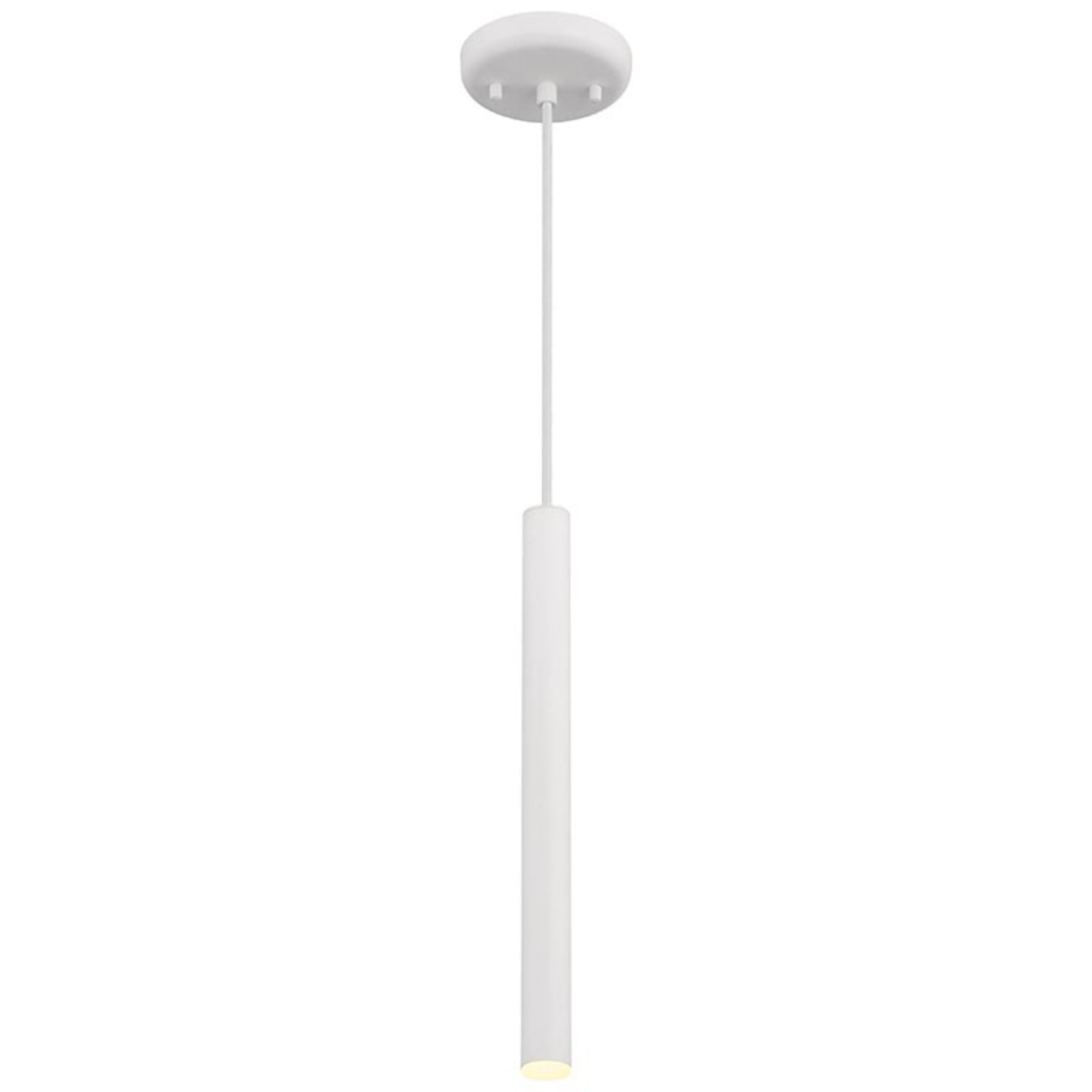 Pipeline 16" LED Pendant, Matte White Finish - Bees Lighting