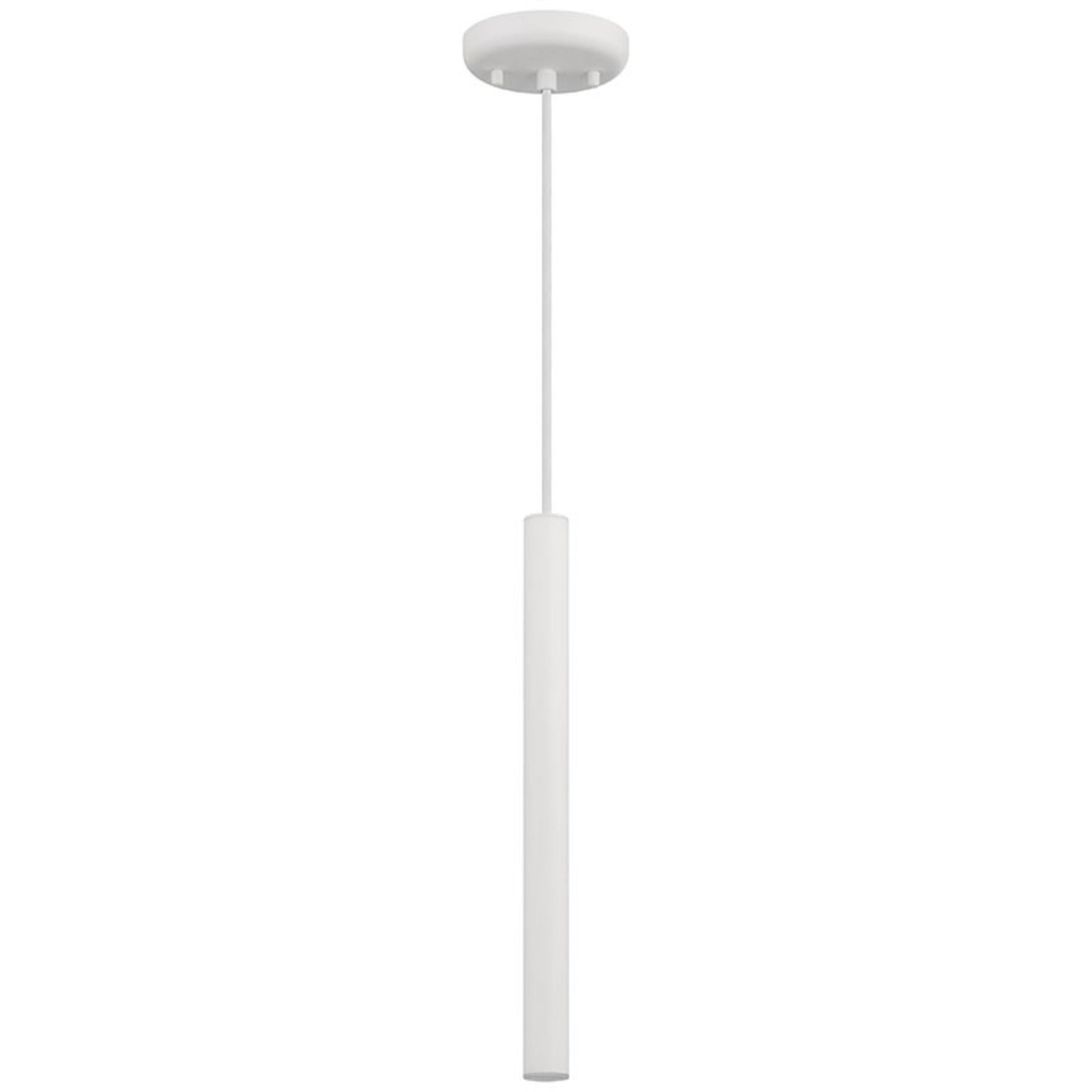 Pipeline 16" LED Pendant, Matte White Finish - Bees Lighting