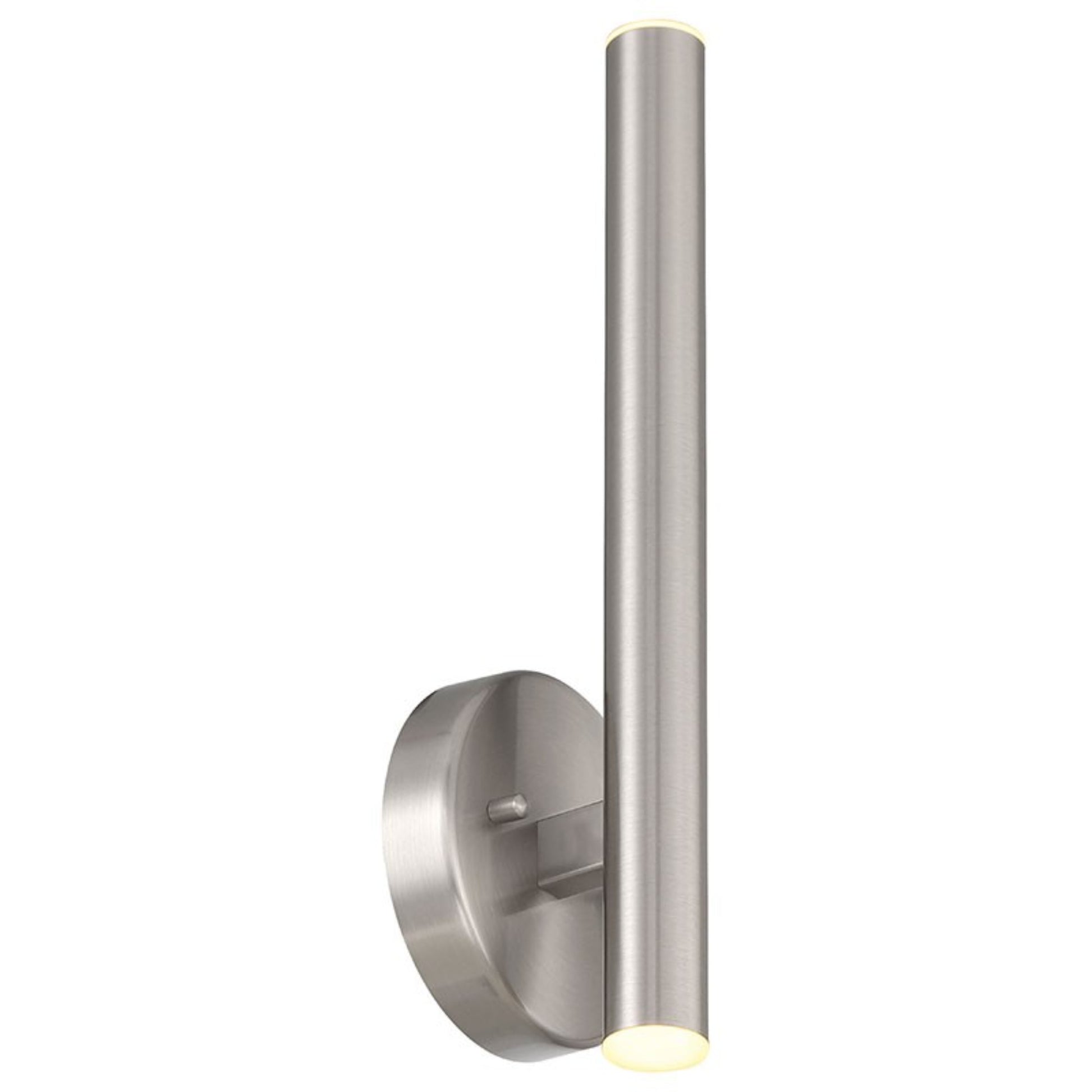 Pipeline 14" LED Wall Sconce, Brushed Steel Finish - Bees Lighting