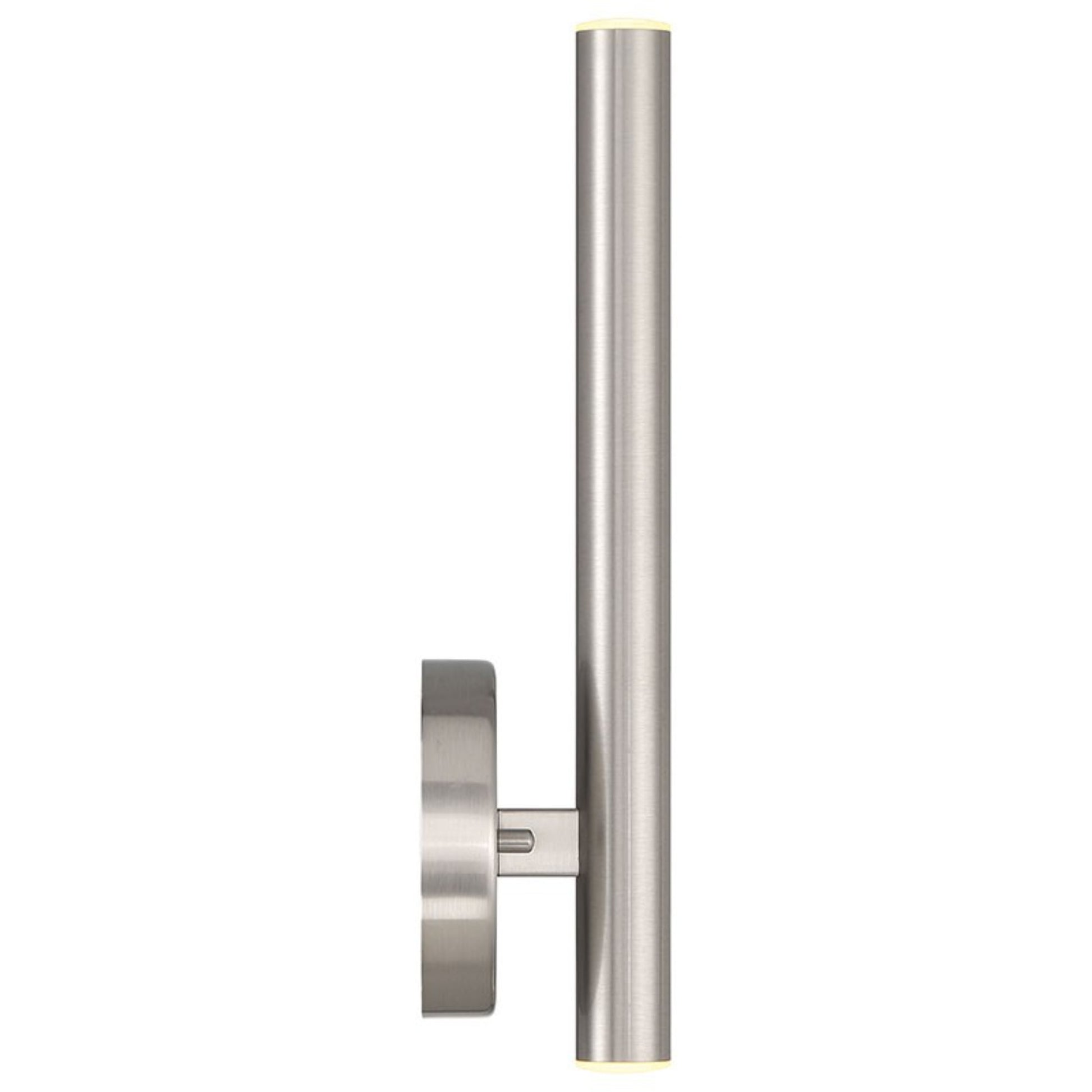 Pipeline 14" LED Wall Sconce, Brushed Steel Finish - Bees Lighting