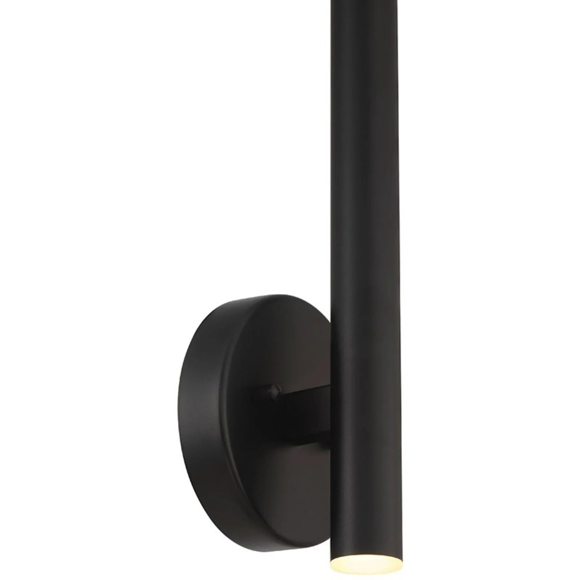 Pipeline 14" LED Wall Sconce, Matte Black Finish - Bees Lighting