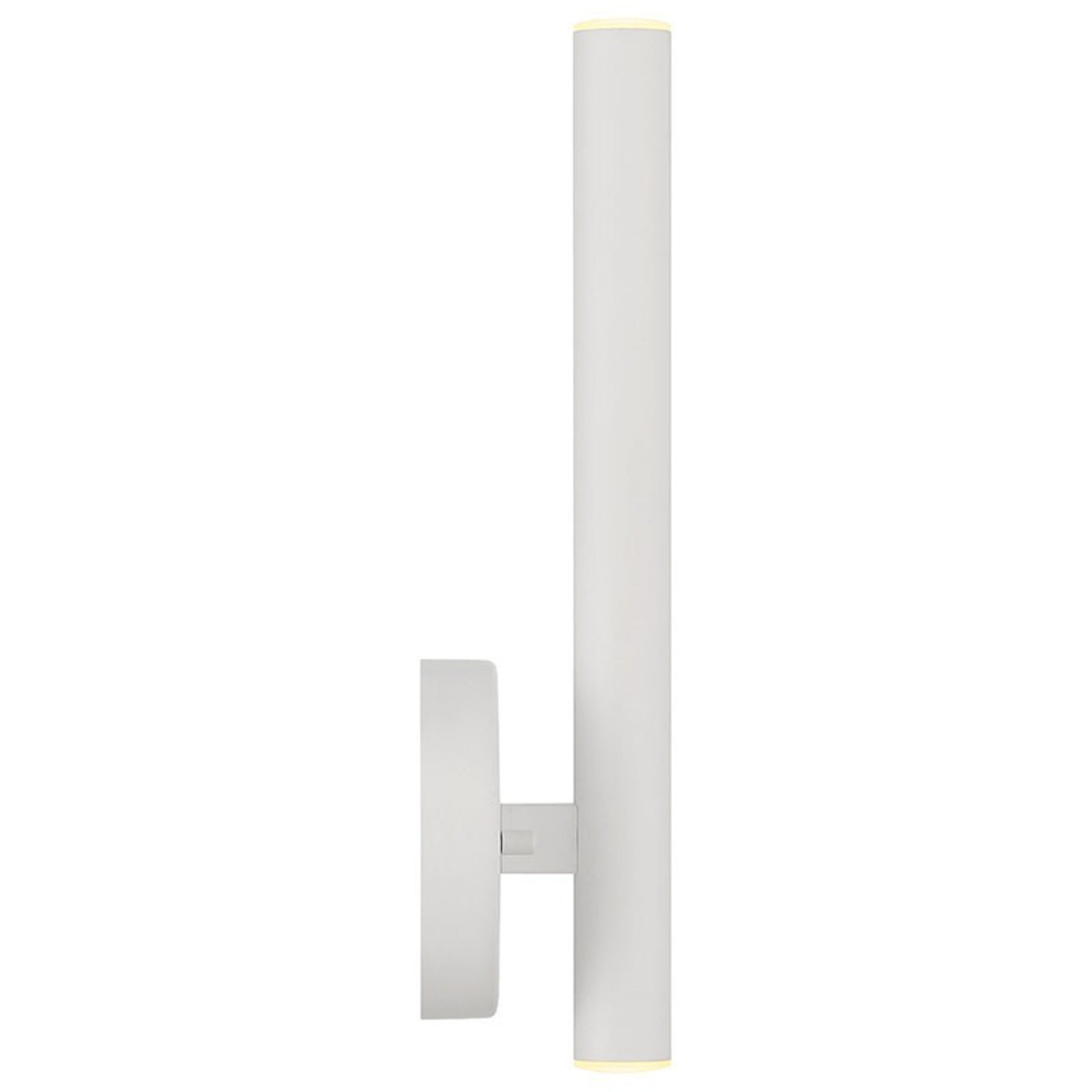Pipeline 14" LED Wall Sconce, Matte White Finish - Bees Lighting