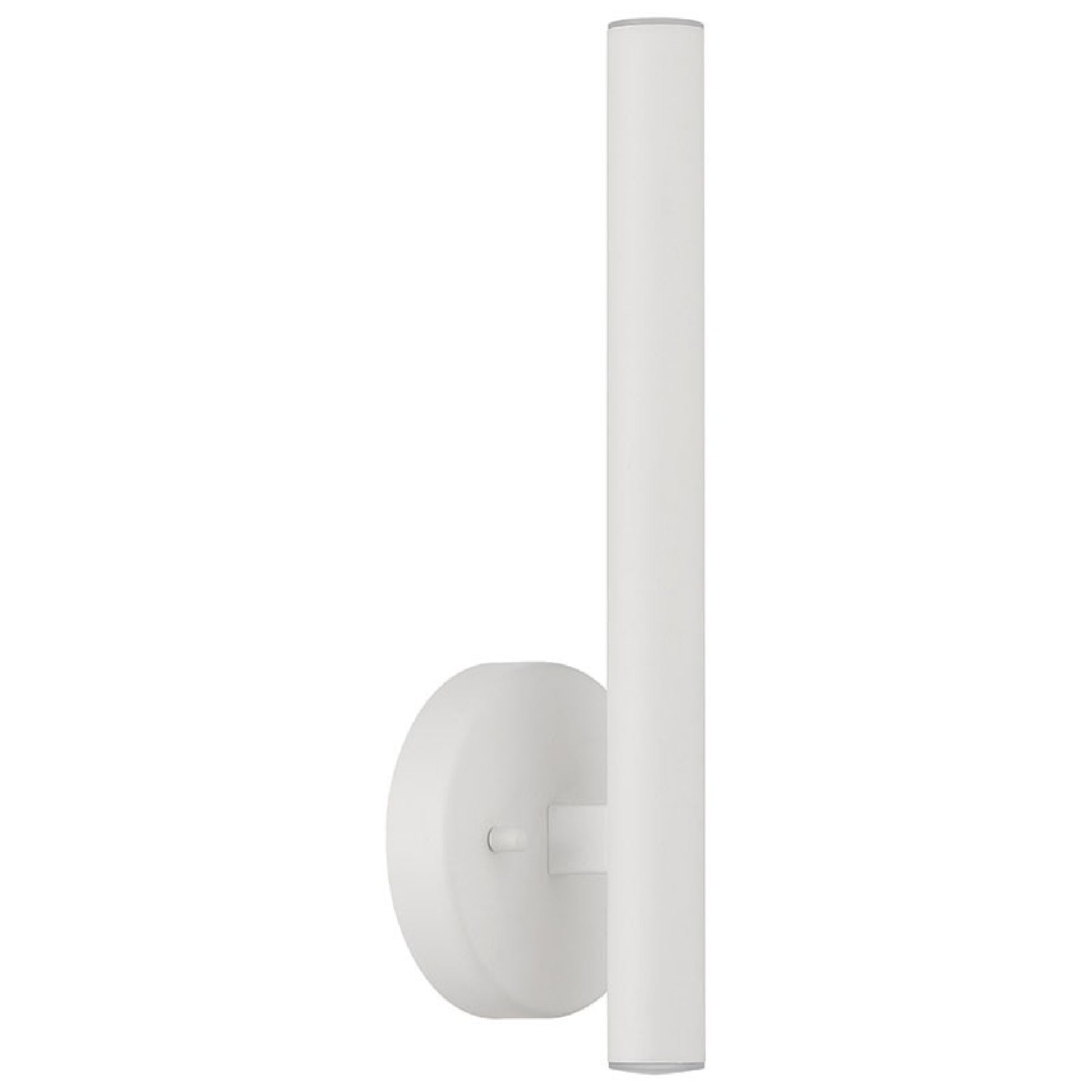 Pipeline 14" LED Wall Sconce, Matte White Finish - Bees Lighting