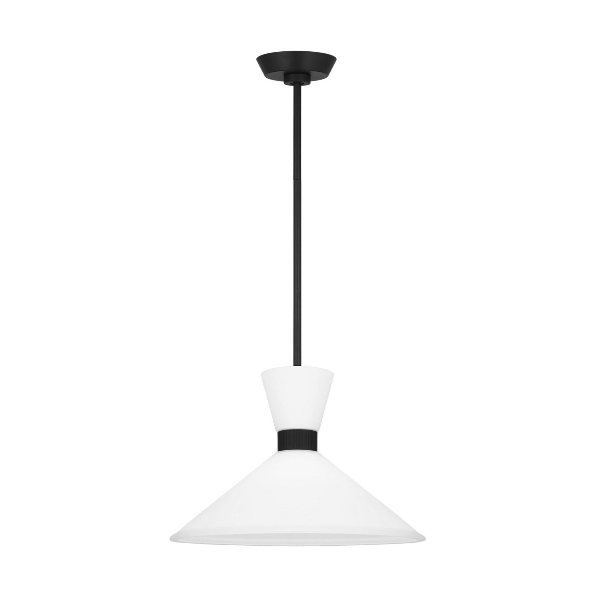 Belcarra 15" Medium Pendant, Midnight Black Finish - Bees Lighting