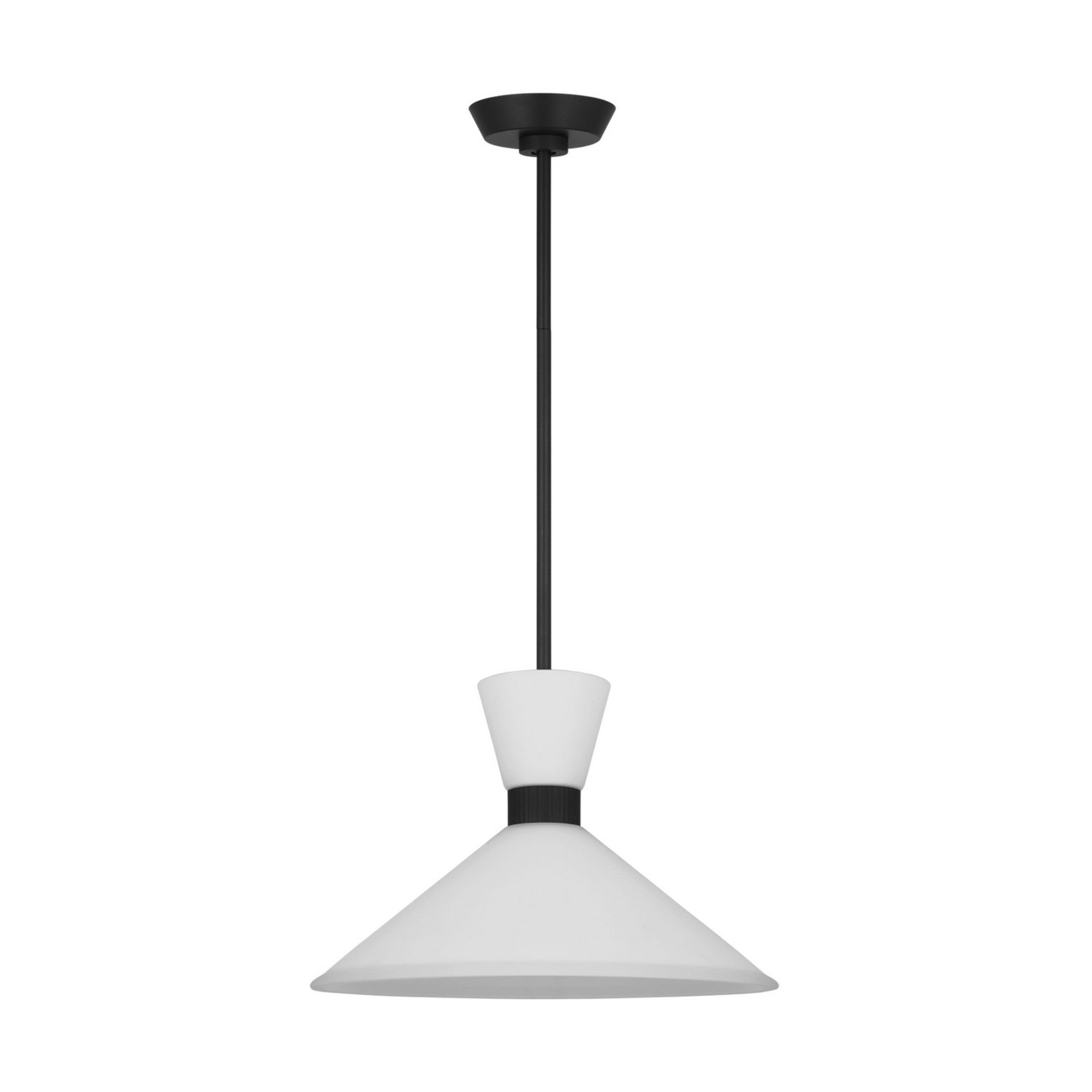 Belcarra 15" Medium Pendant, Midnight Black Finish - Bees Lighting