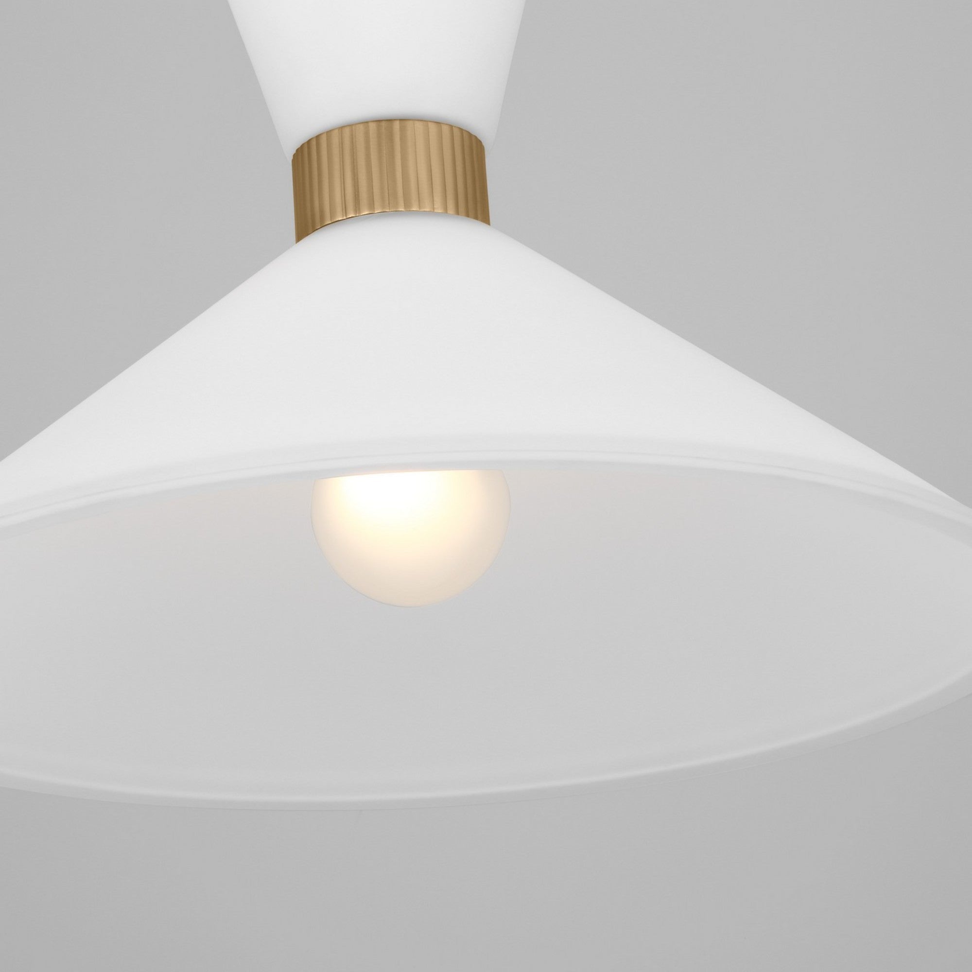 Belcarra 15" Medium Pendant, Satin Brass Finish - Bees Lighting