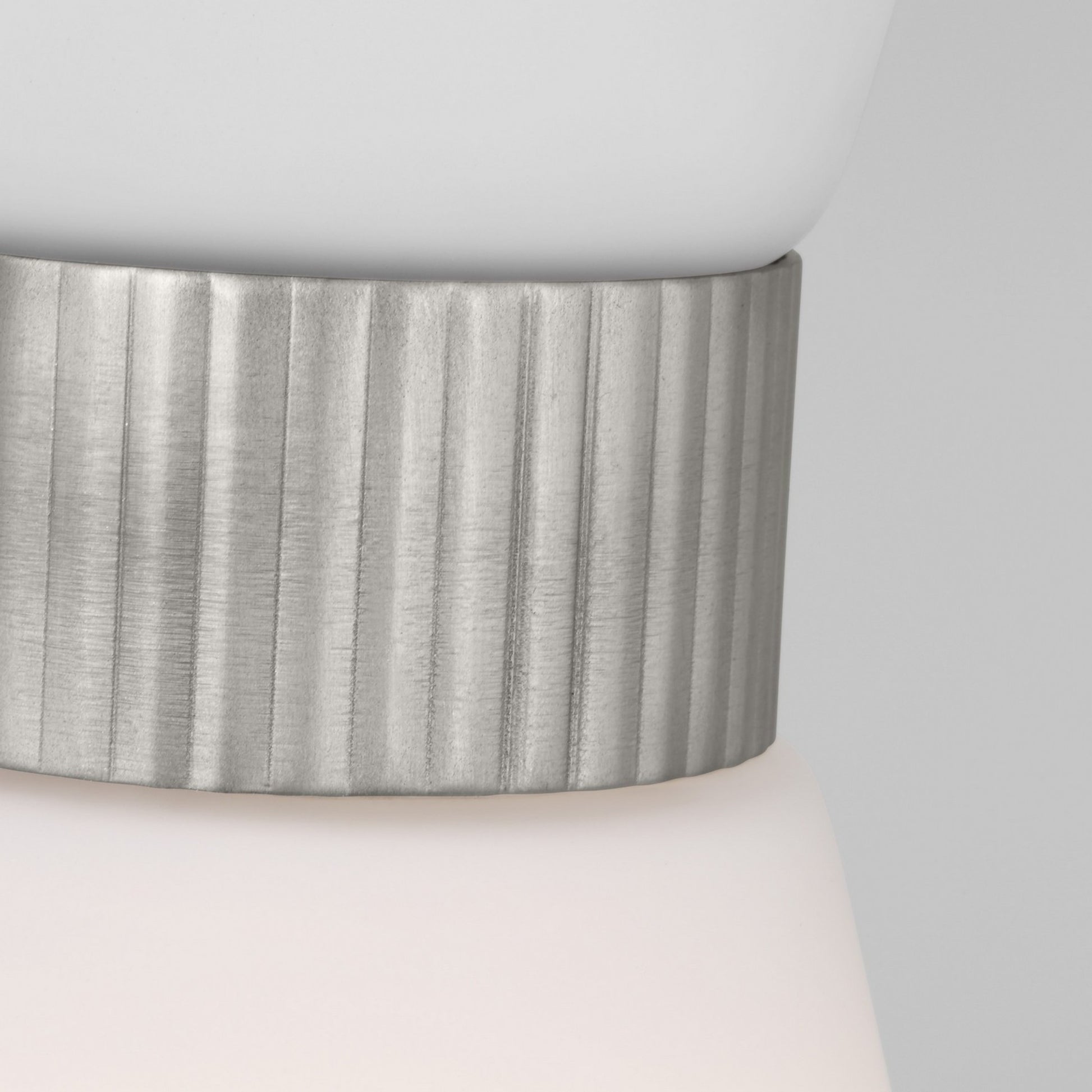 Belcarra 8" Small Pendant, Brushed Steel Finish - Bees Lighting