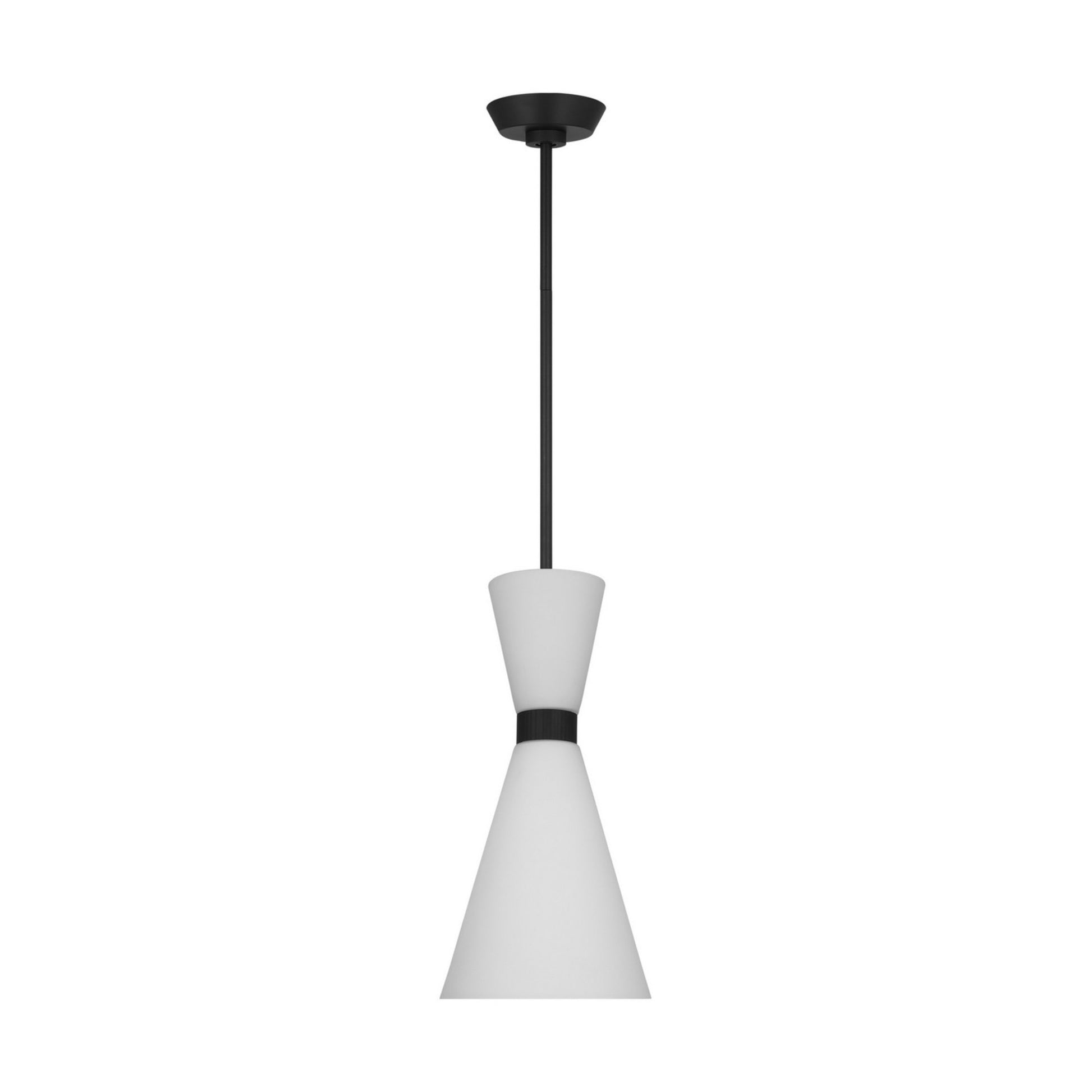 Belcarra 8" Small Pendant, Midnight Black Finish - Bees Lighting