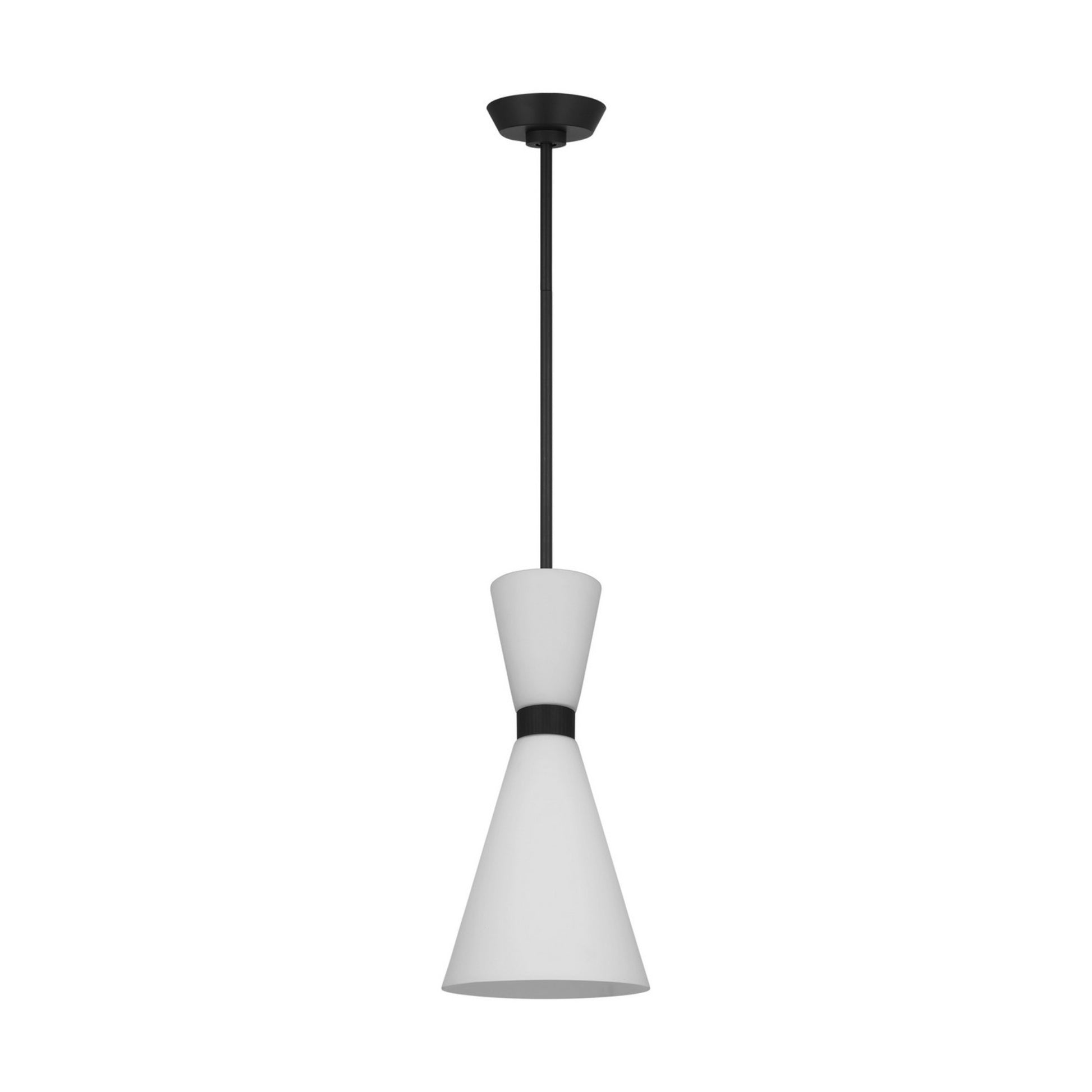 Belcarra 8" Small Pendant, Midnight Black Finish - Bees Lighting