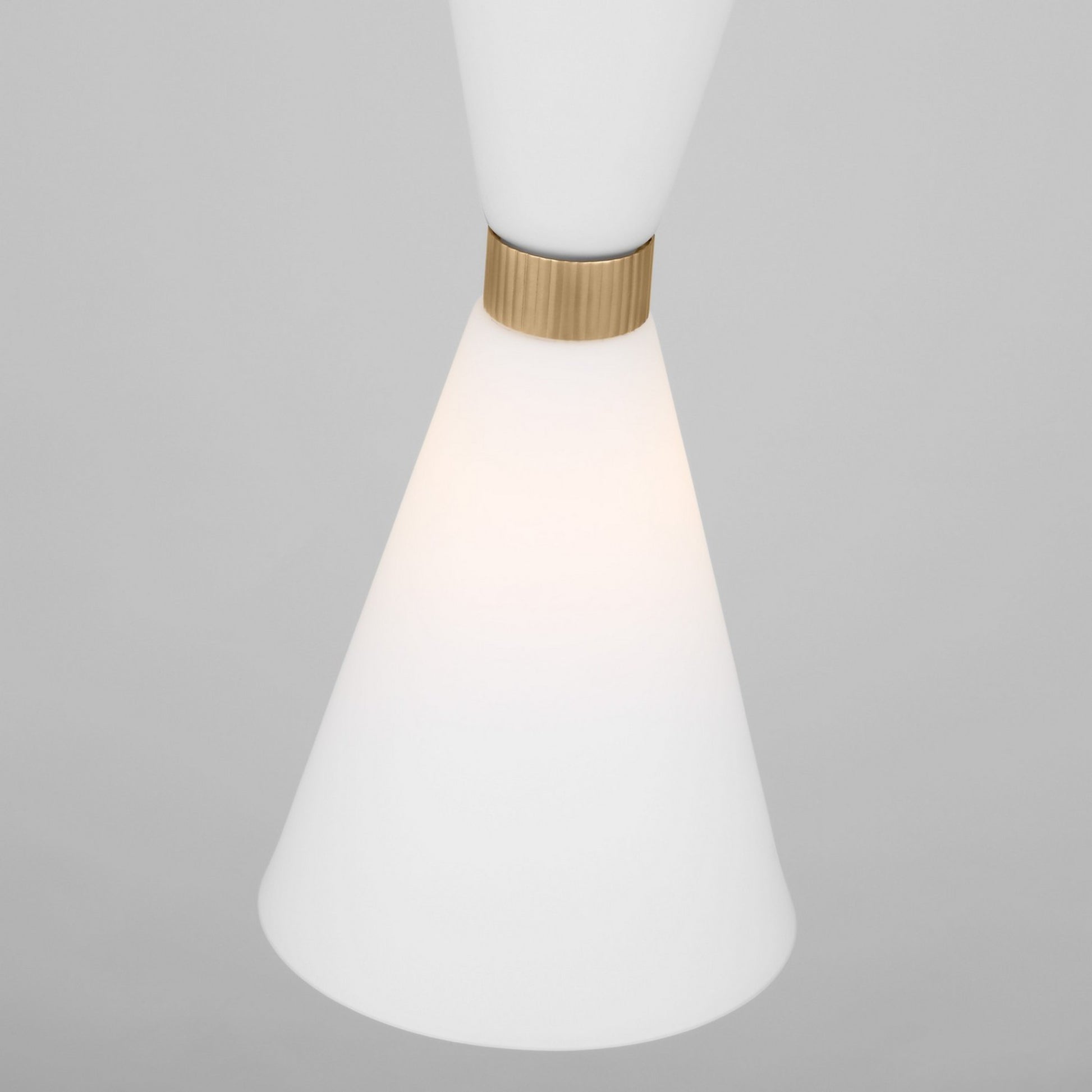 Belcarra 8" Small Pendant, Satin Brass Finish - Bees Lighting