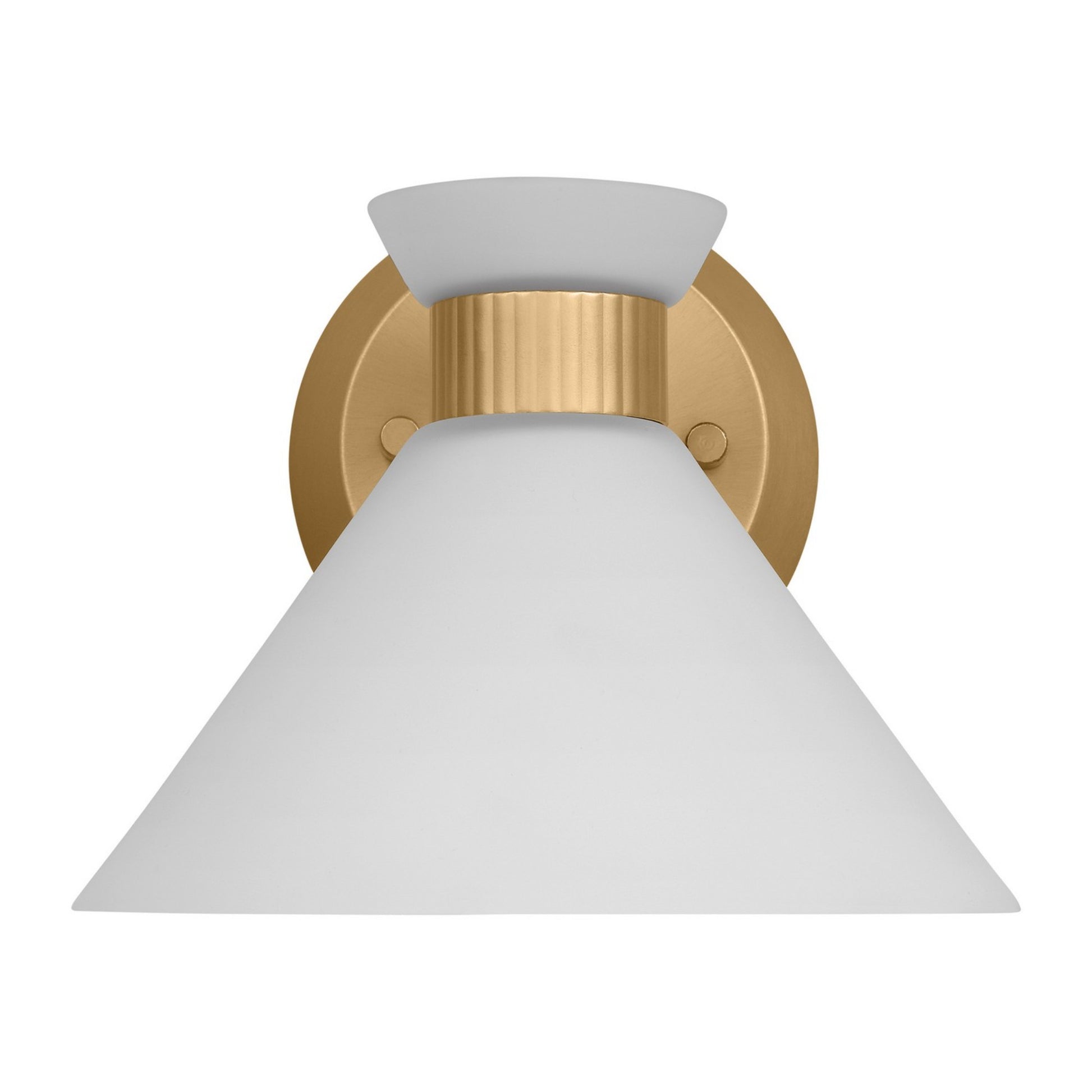Belcarra 8" Small Bath Sconce, Satin Brass Finish - Bees Lighting