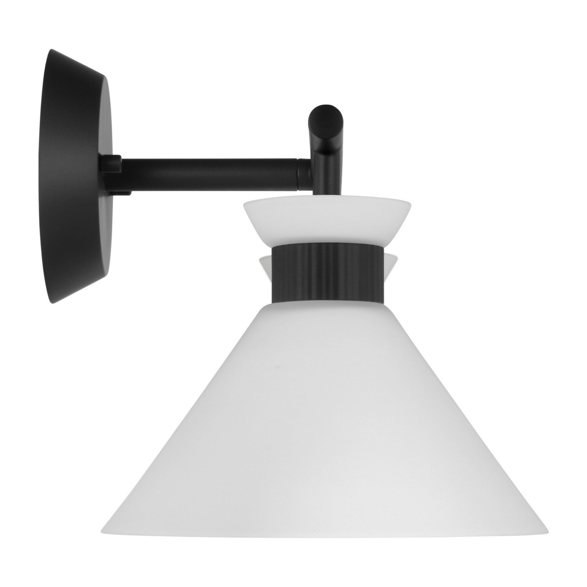 Belcarra 17" 2-Light Bathroom Vanity, Midnight Black Finish - Bees Lighting