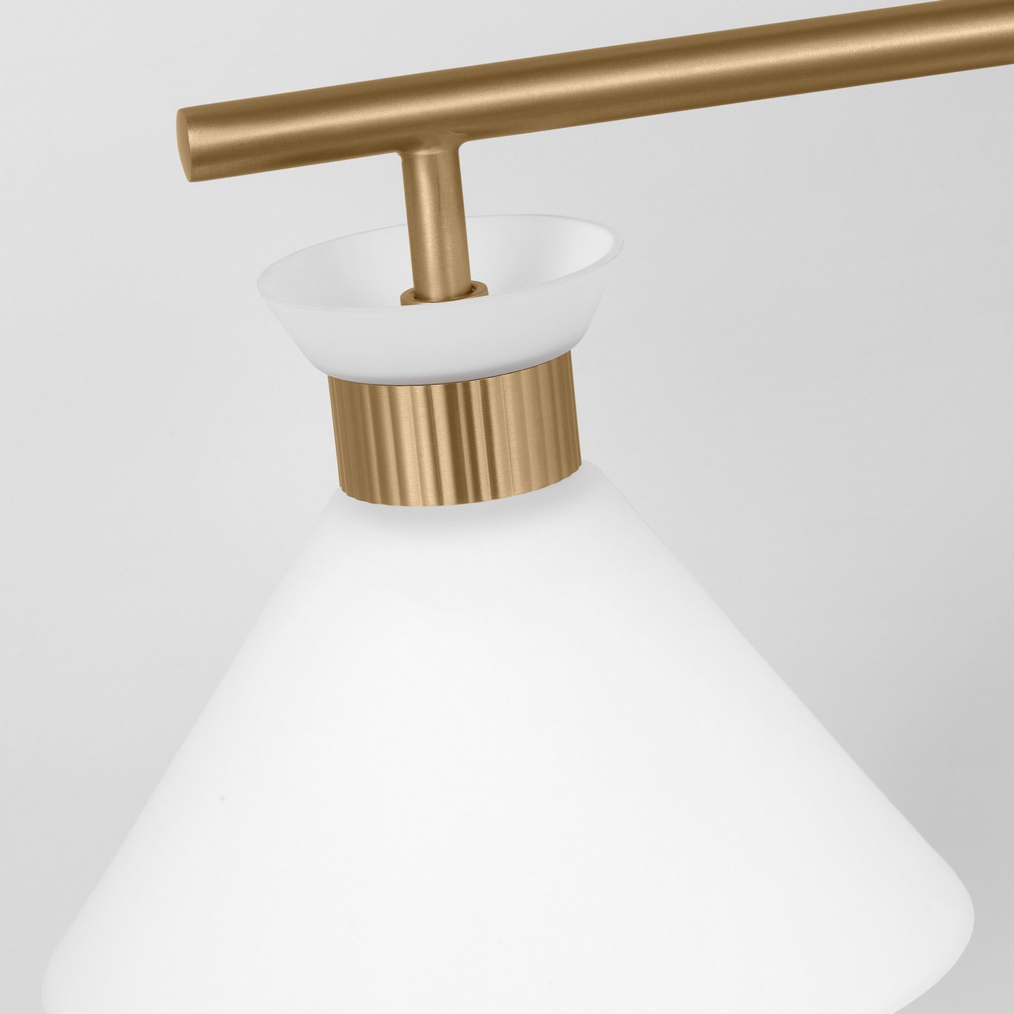 Belcarra 27" 3-Light Bathroom Vanity, Satin Brass Finish - Bees Lighting