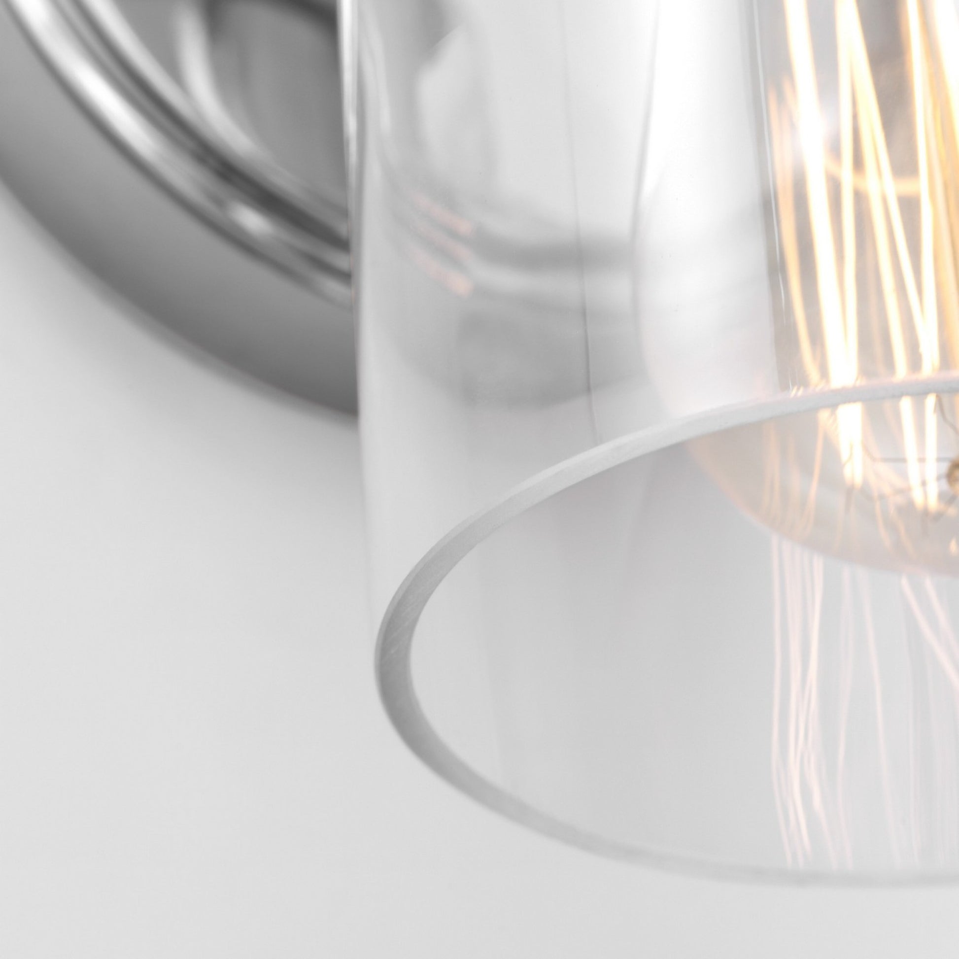 Sayward 8" Small Bath Sconce, Chrome Finish - Bees Lighting
