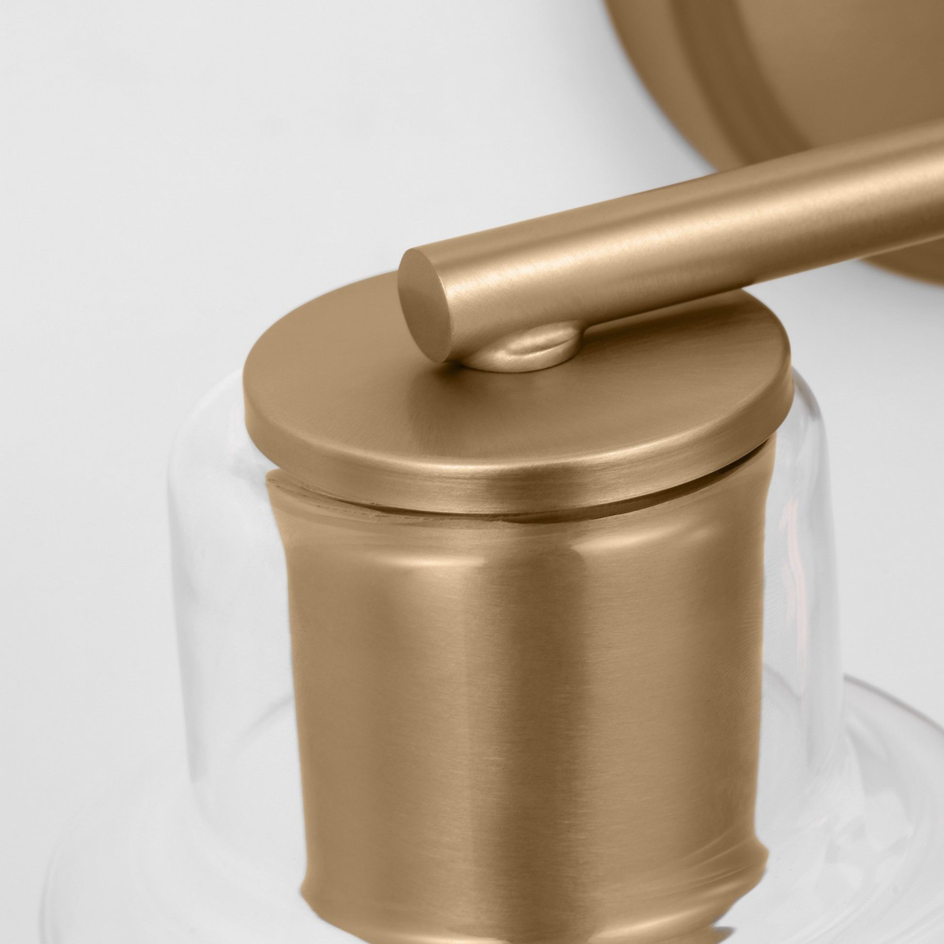 Sayward 14" 2-Light Bathroom Vanity, Satin Brass Finish - Bees Lighting