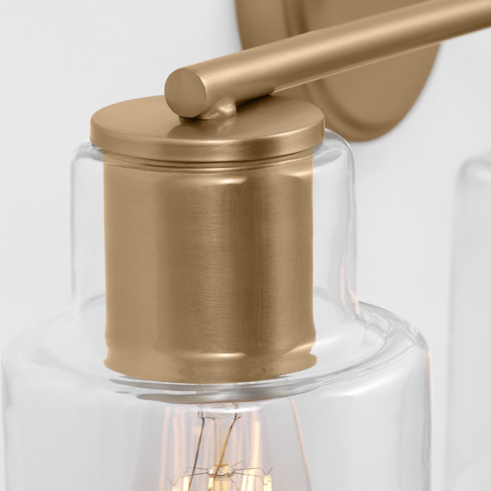 Sayward 24" 3-Light Bathroom Vanity, Satin Brass Finish - Bees Lighting