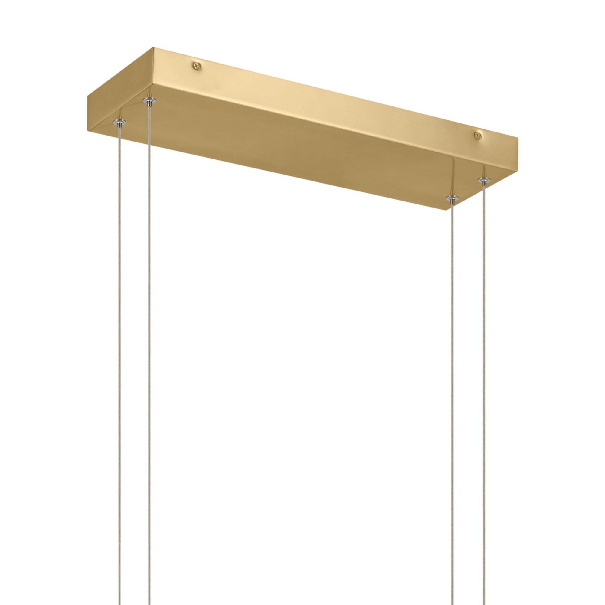 Jestin 46" LED Linear Chandelier, Champagne Gold Finish - Bees Lighting