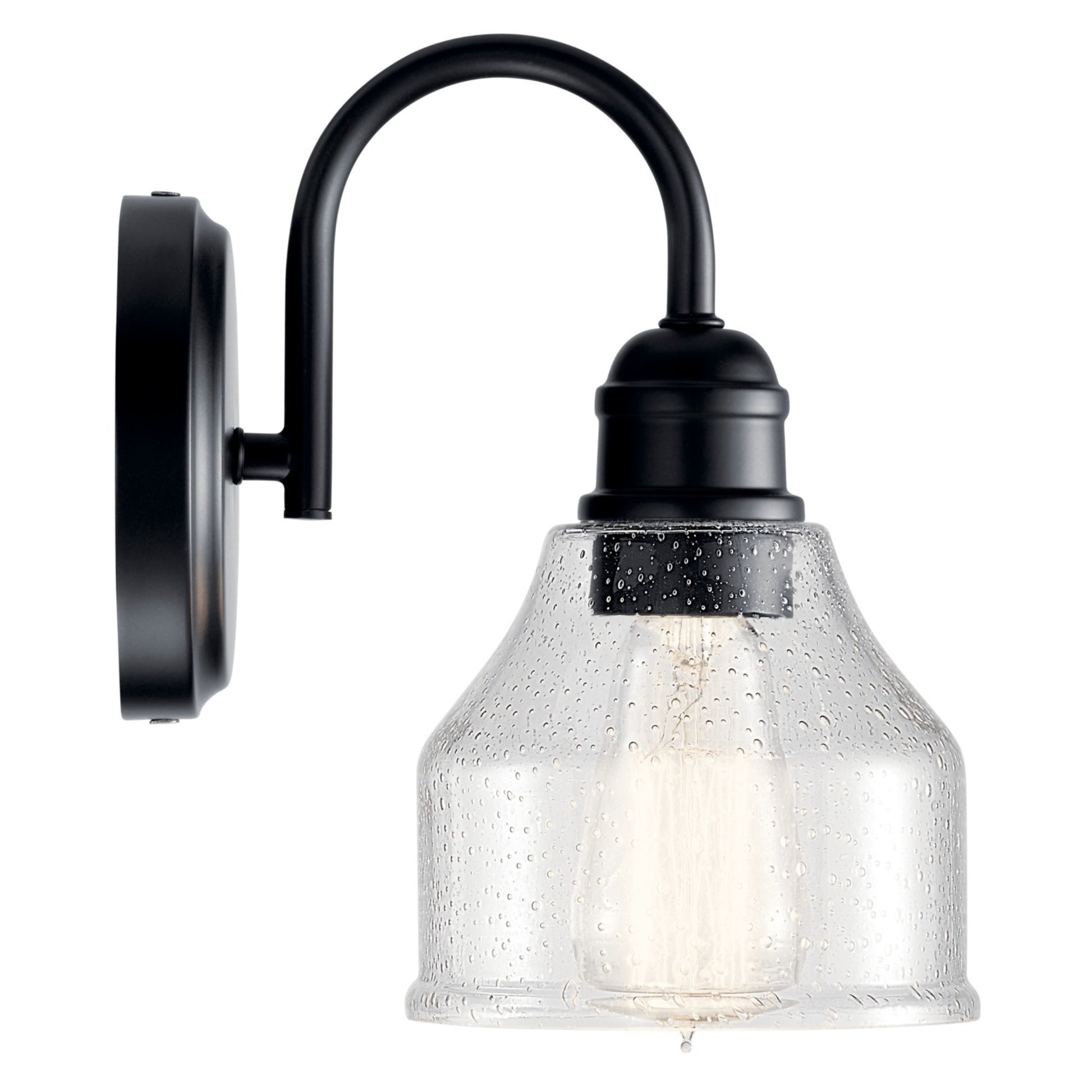 Avery 10" Wall Sconce, Black Finish - Bees Lighting