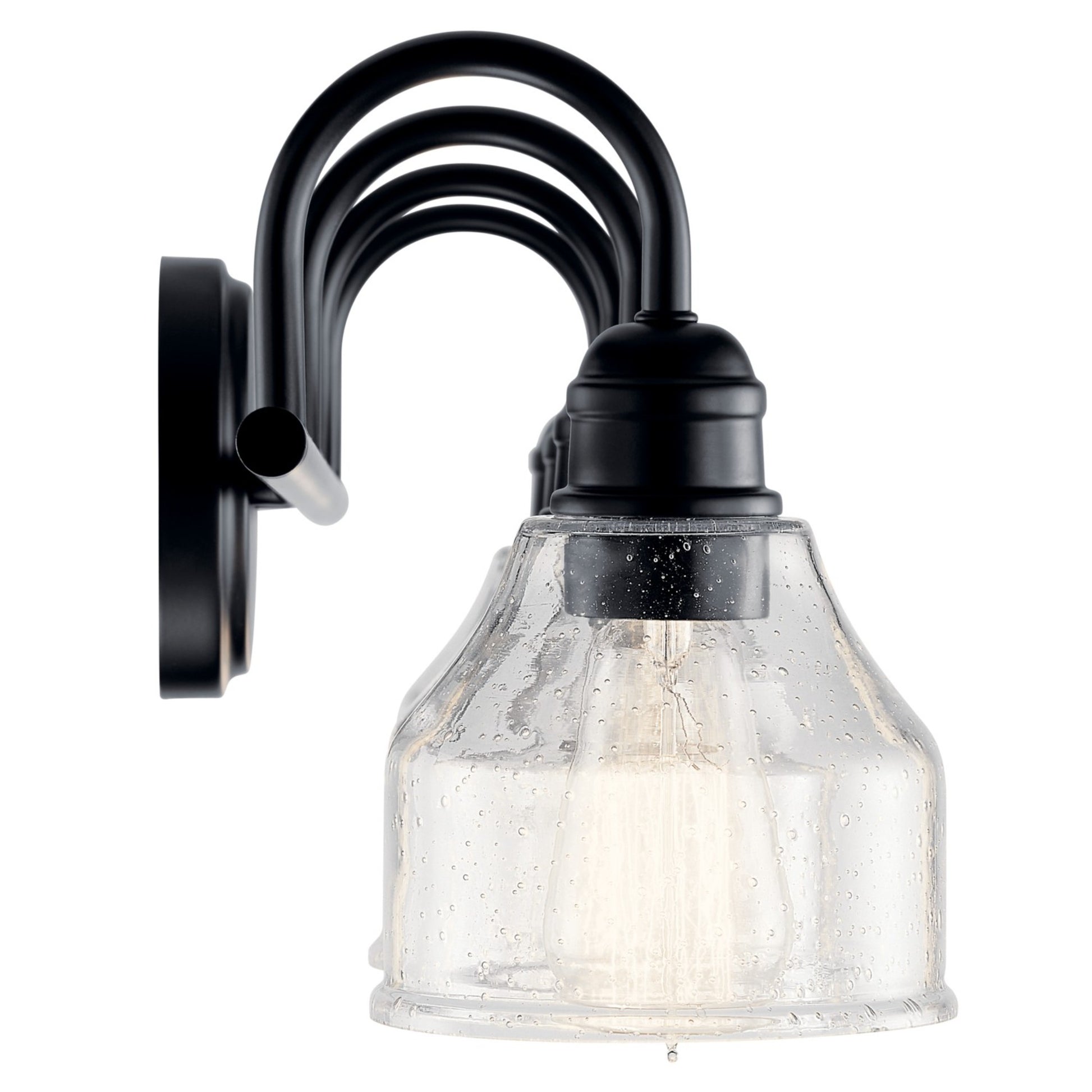 Avery 34" 4-Light Bath Vanity Light, Black Finish - Bees Lighting