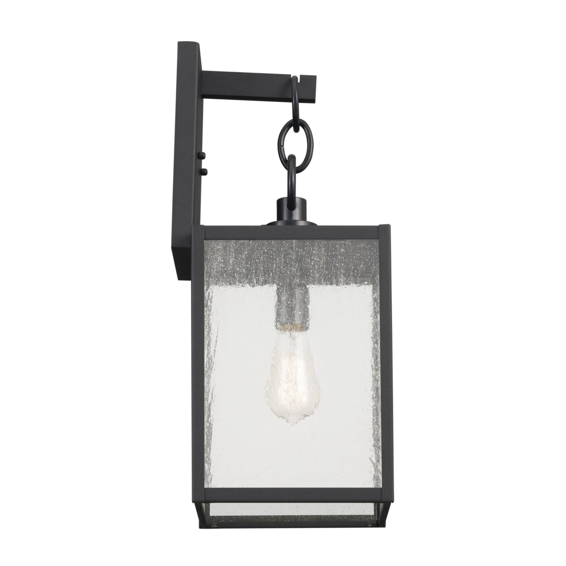 Lahden 22" Outdoor Wall Light, Black Textured Finish - Bees Lighting