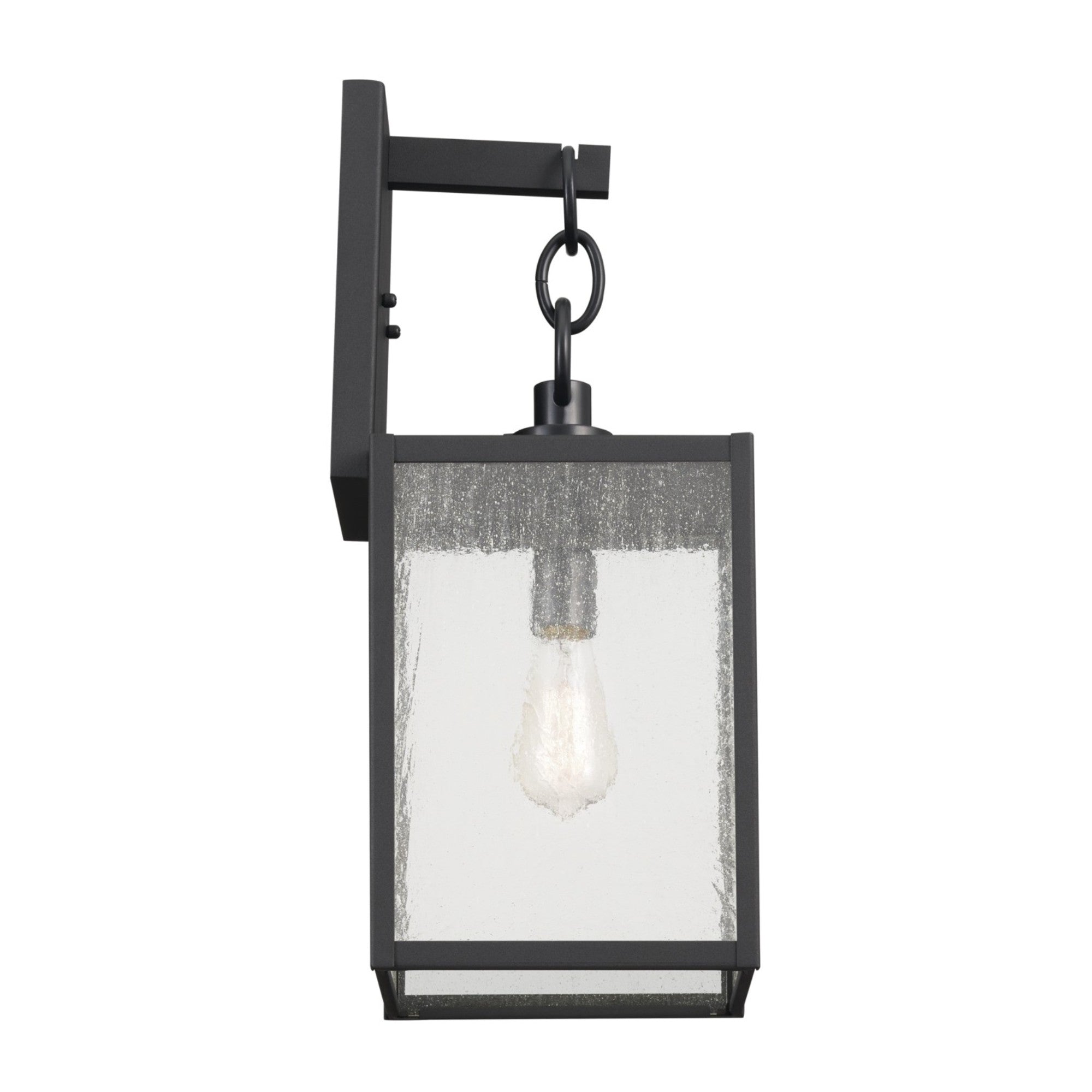 Lahden 22" Outdoor Wall Light, Black Textured Finish - Bees Lighting