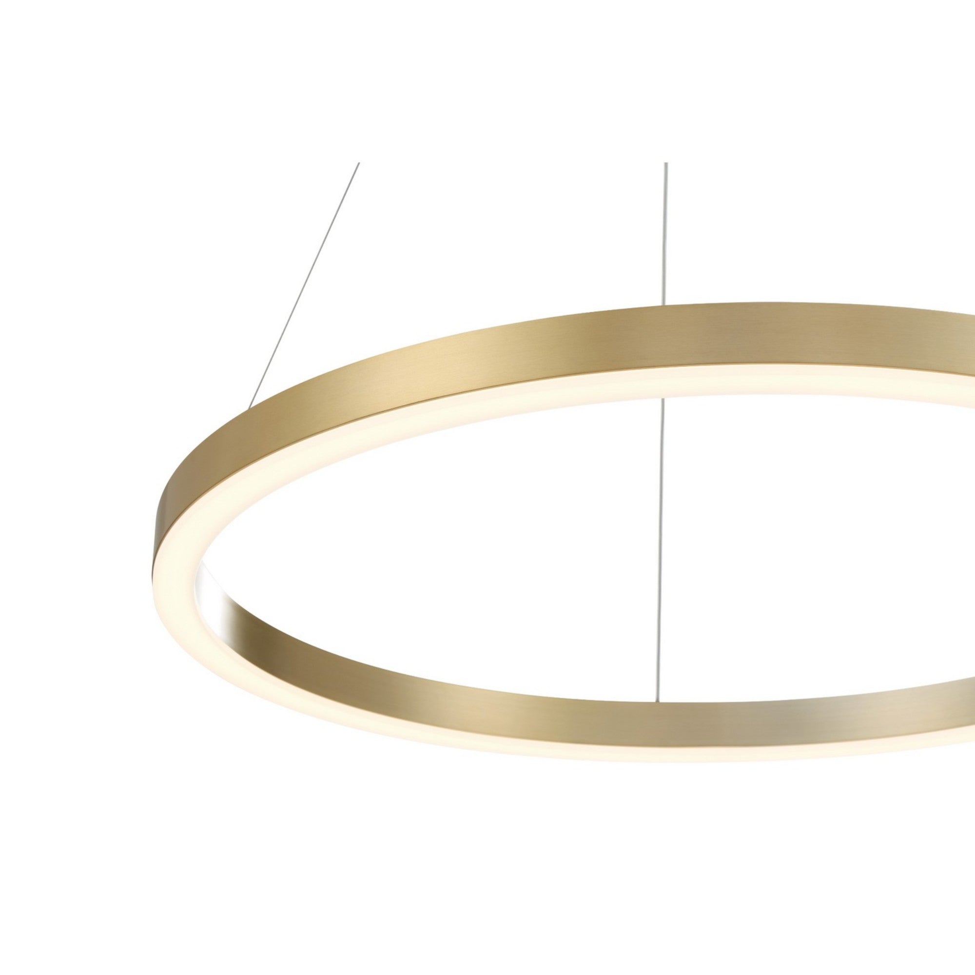 Spunto 28" LED Chandelier, Gold Finish - Bees Lighting