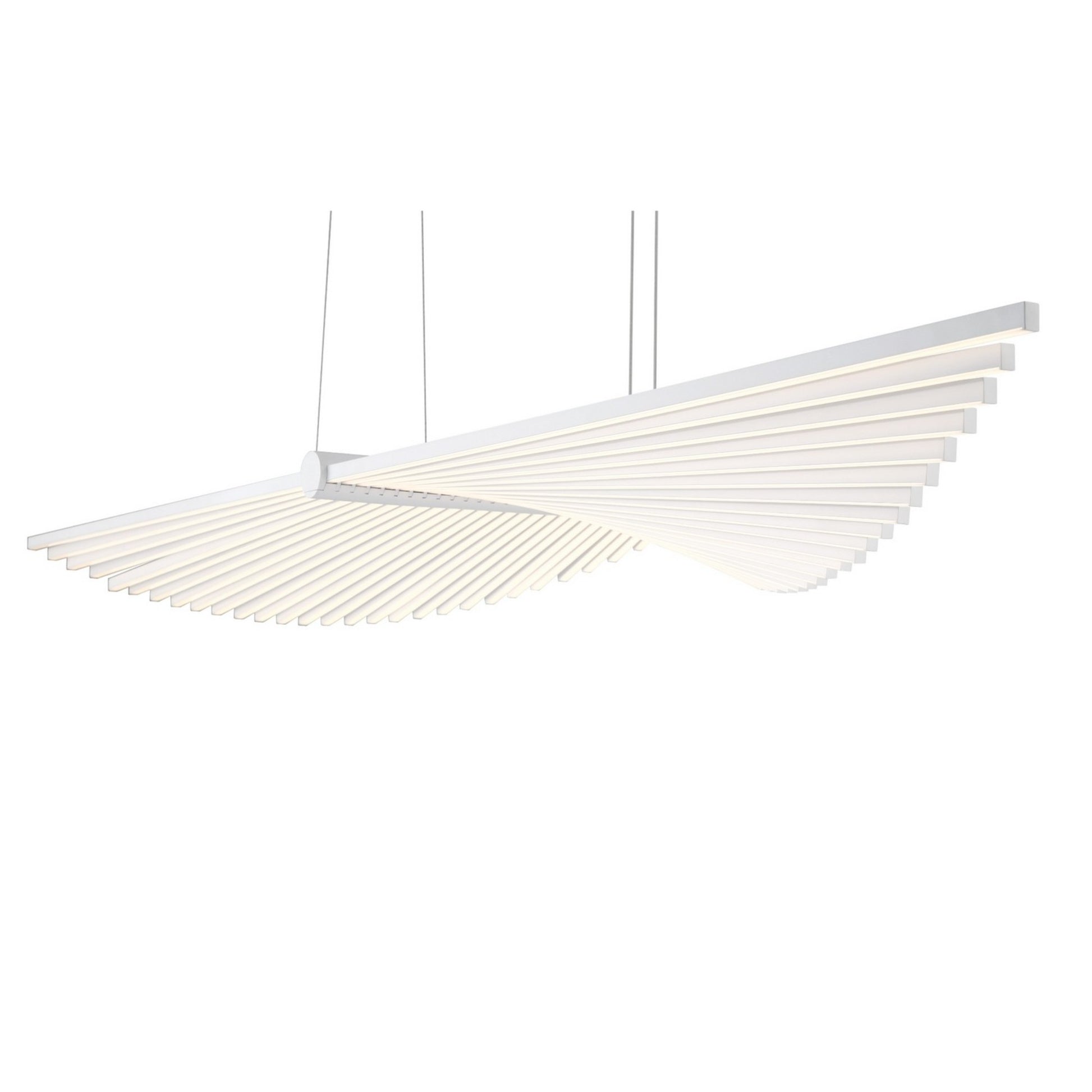 Seraph 59" LED Grand Chandelier, White Finish - Bees Lighting