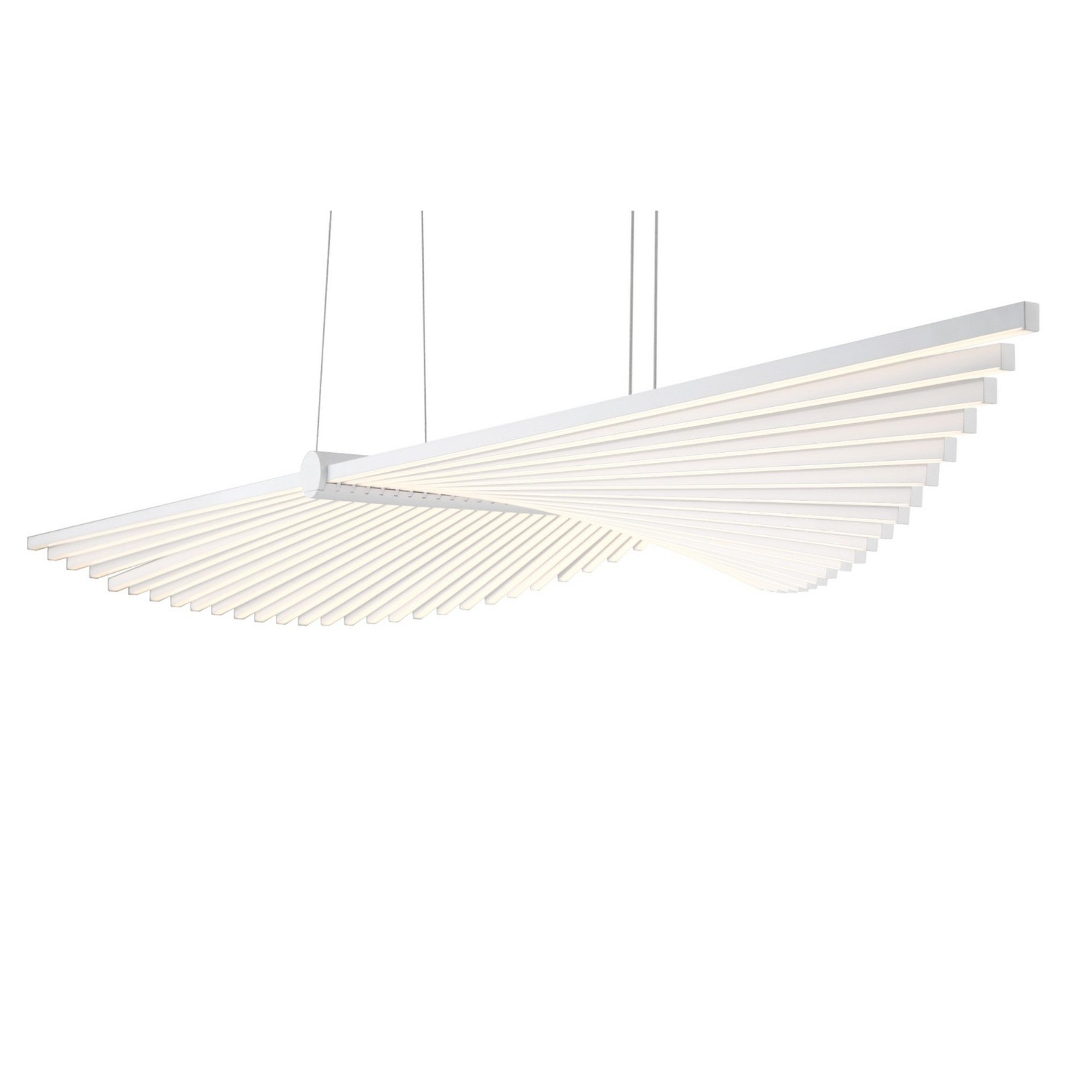Seraph 59" LED Grand Chandelier, White Finish - Bees Lighting