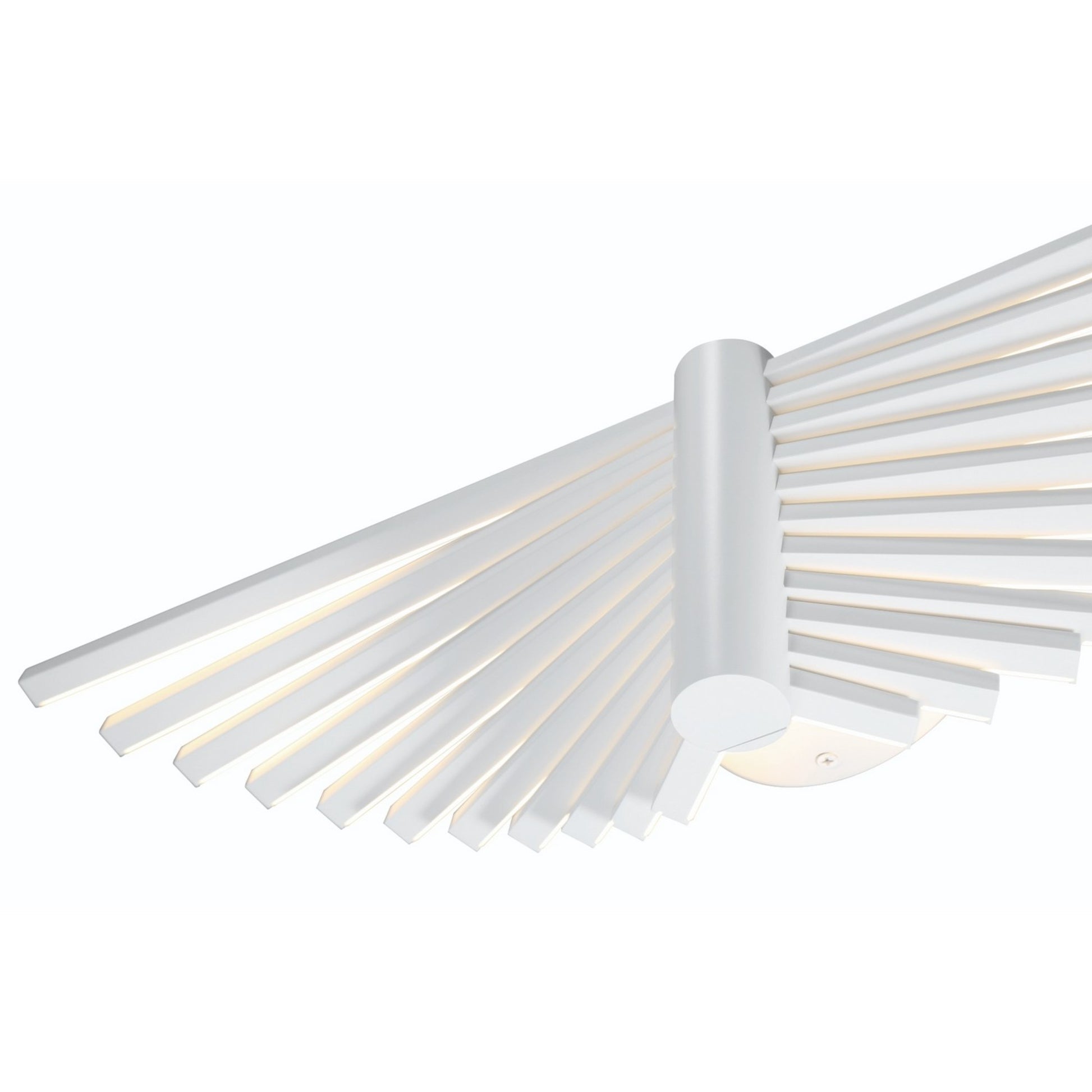 Seraph 25" LED Wall Sconce, White Finish - Bees Lighting